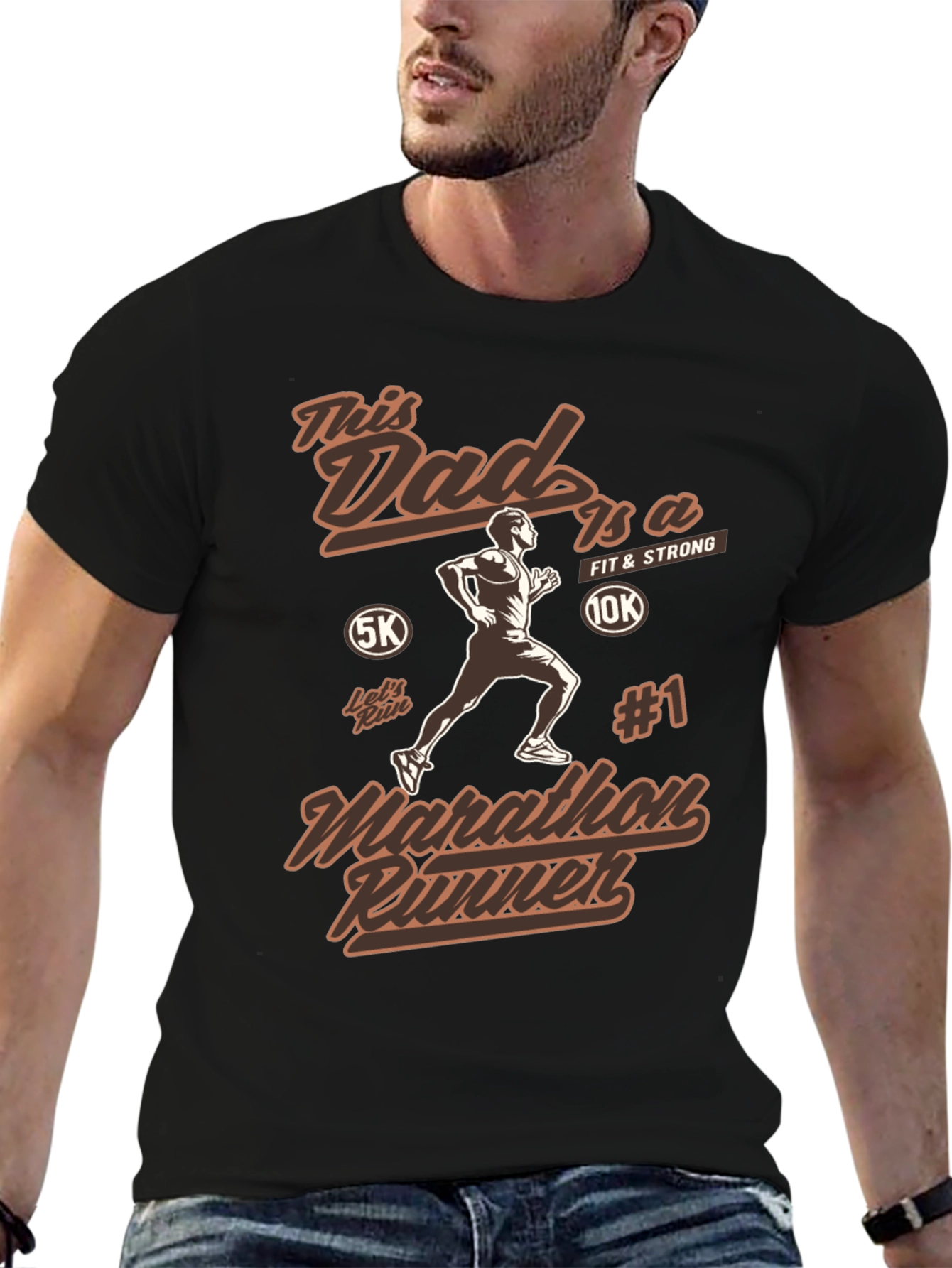 This Dad Is A Marathon Runner T-Shirt