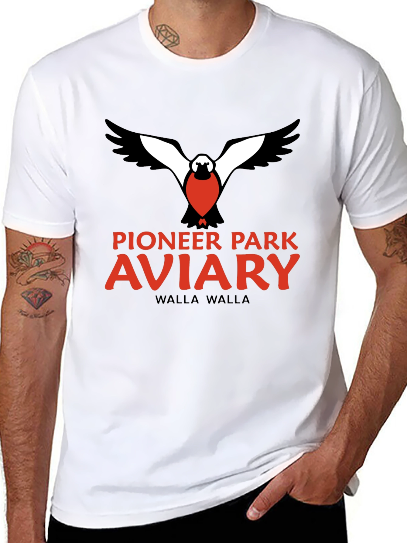 Pioneer Park Aviary T-Shirt - Walla Walla Bird Tee