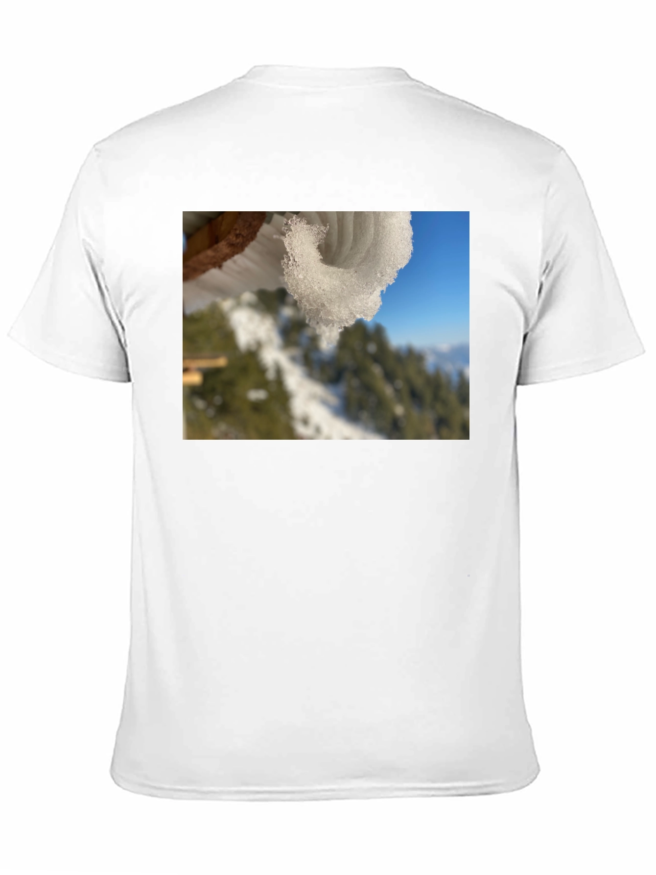 Snowy Winter Scene Graphic Tee