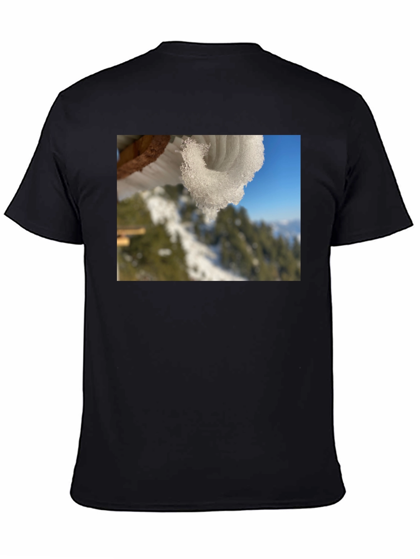 Snowy Winter Scene Graphic Tee