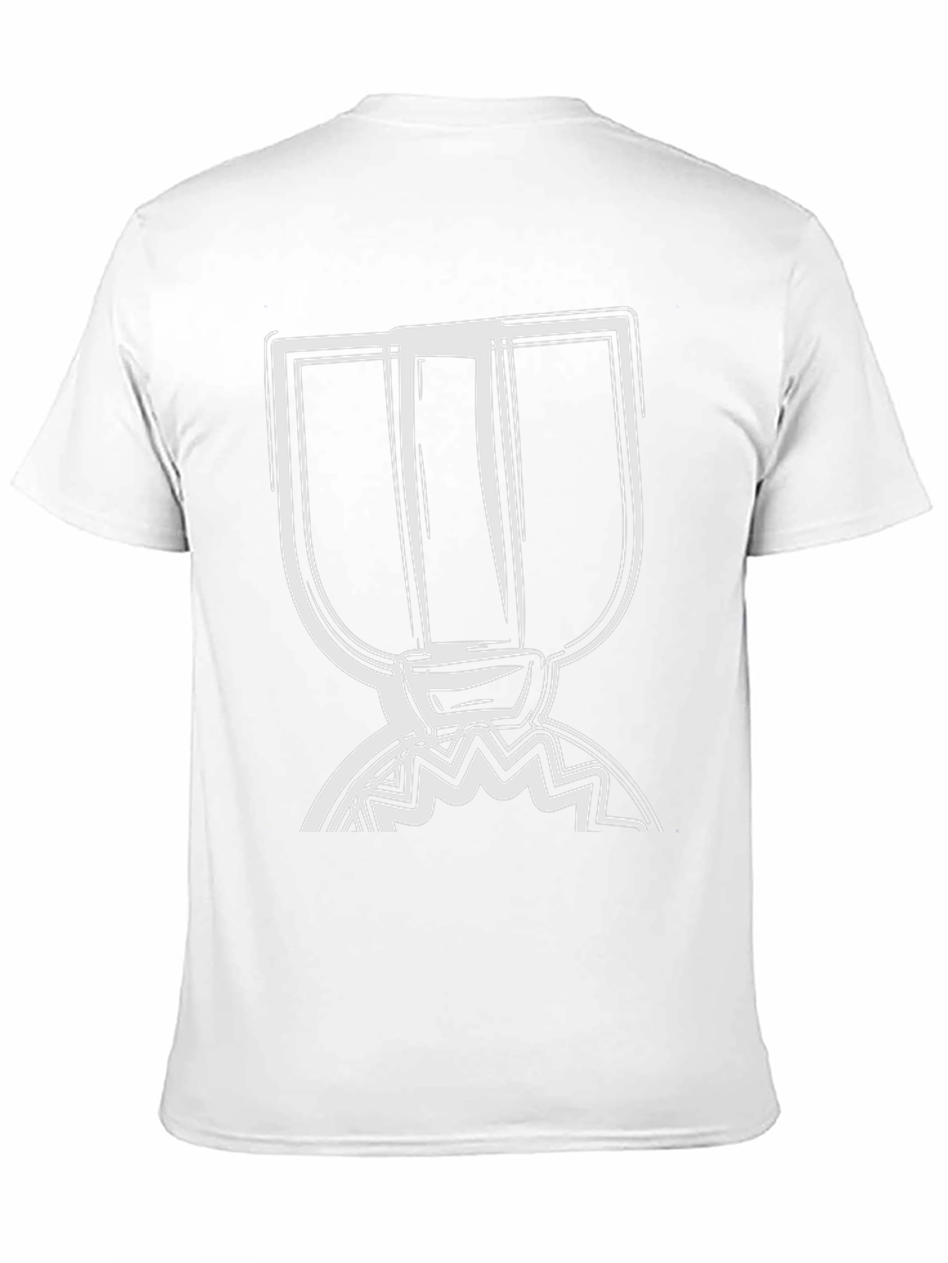 Abstract Graphic Tee - Modern Black T-Shirt