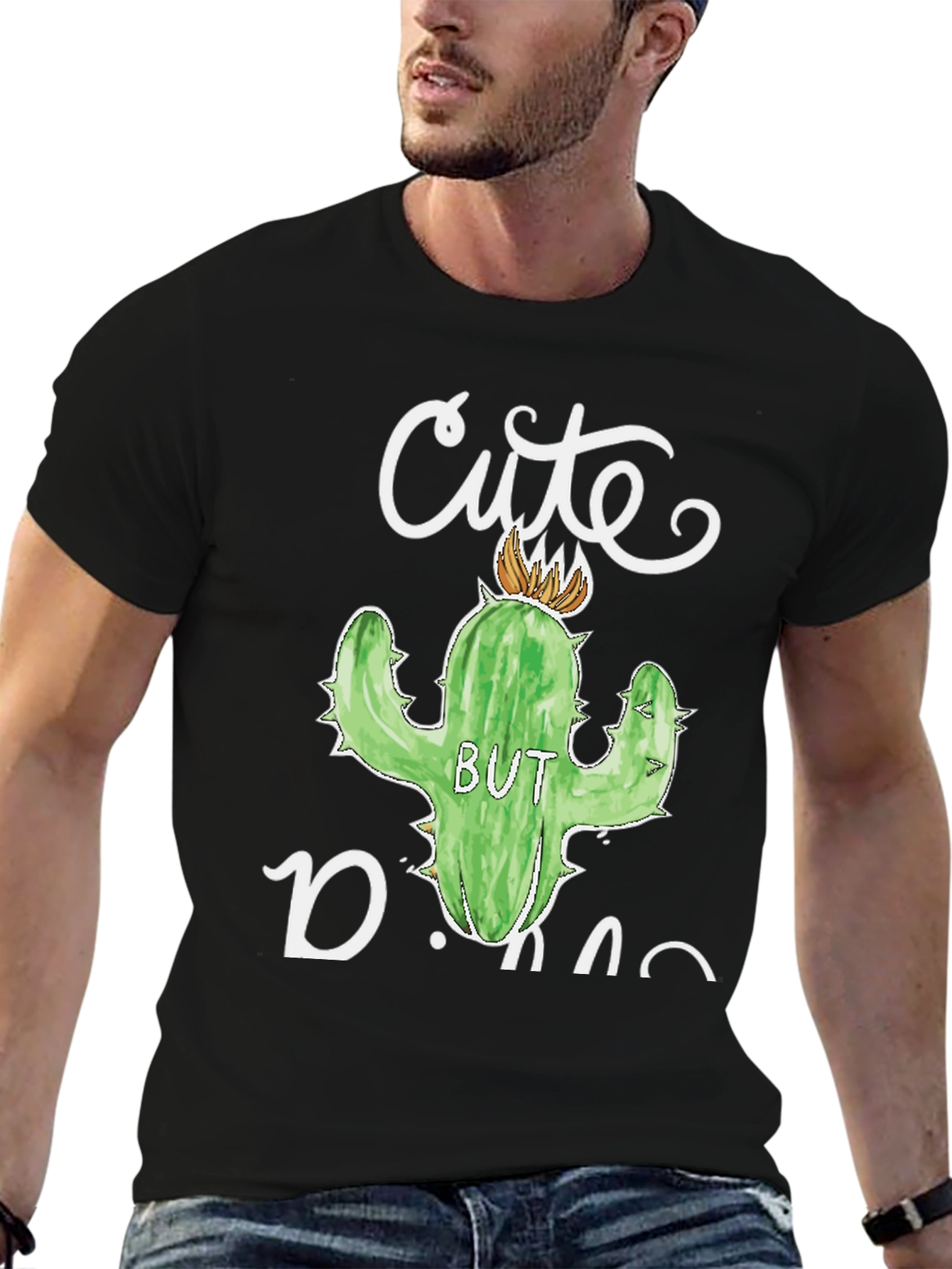 Cute But Prickly Cactus Graphic Tee
