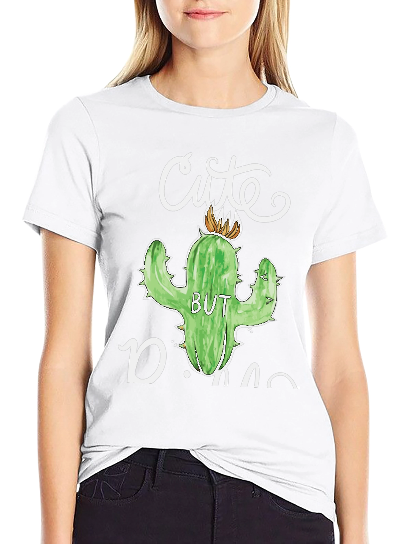 Cute But Prickly Cactus Graphic Tee