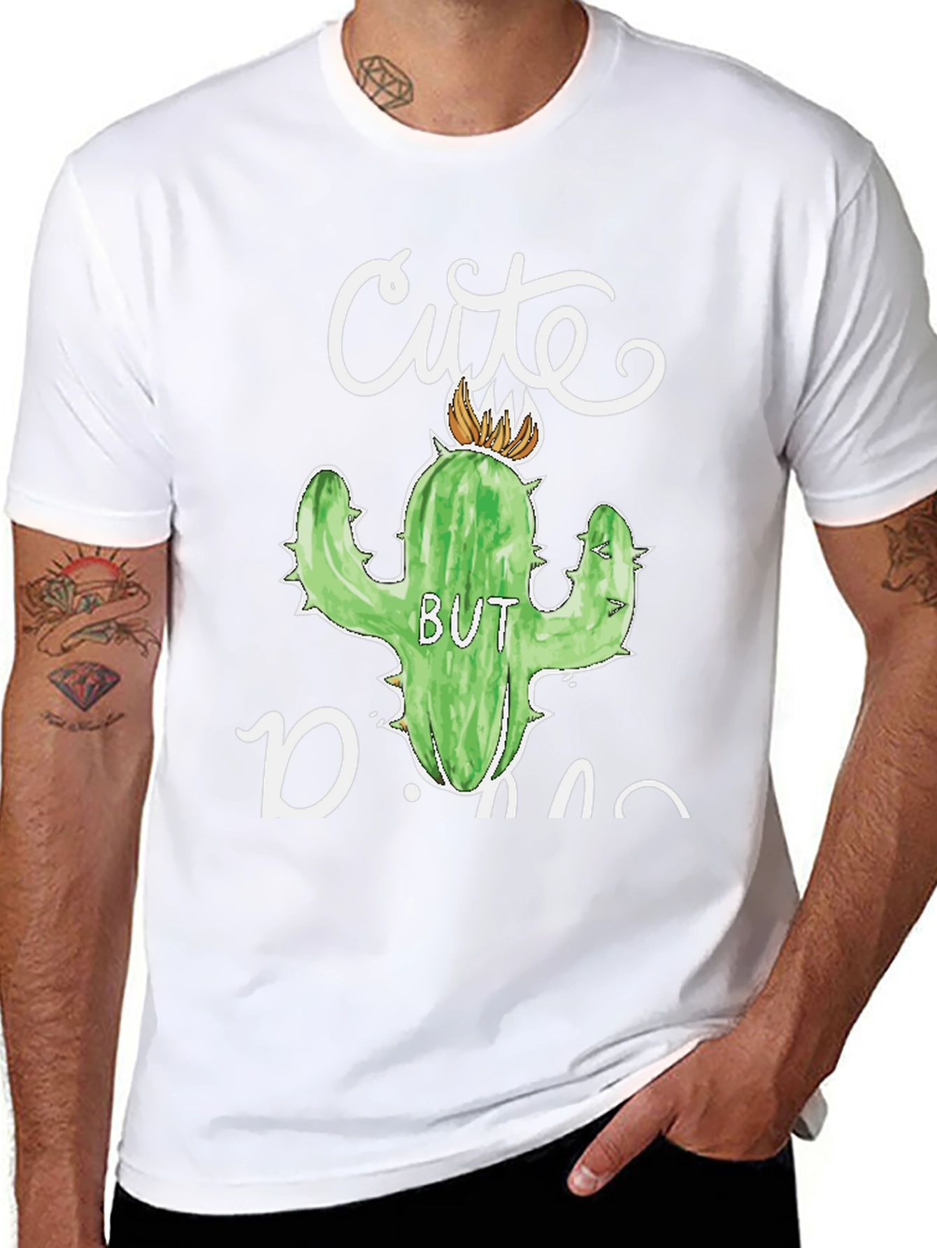 Cute But Prickly Cactus Graphic Tee