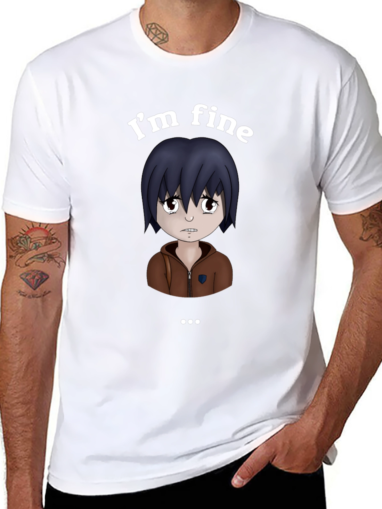Im Fine Anime Graphic T-Shirt