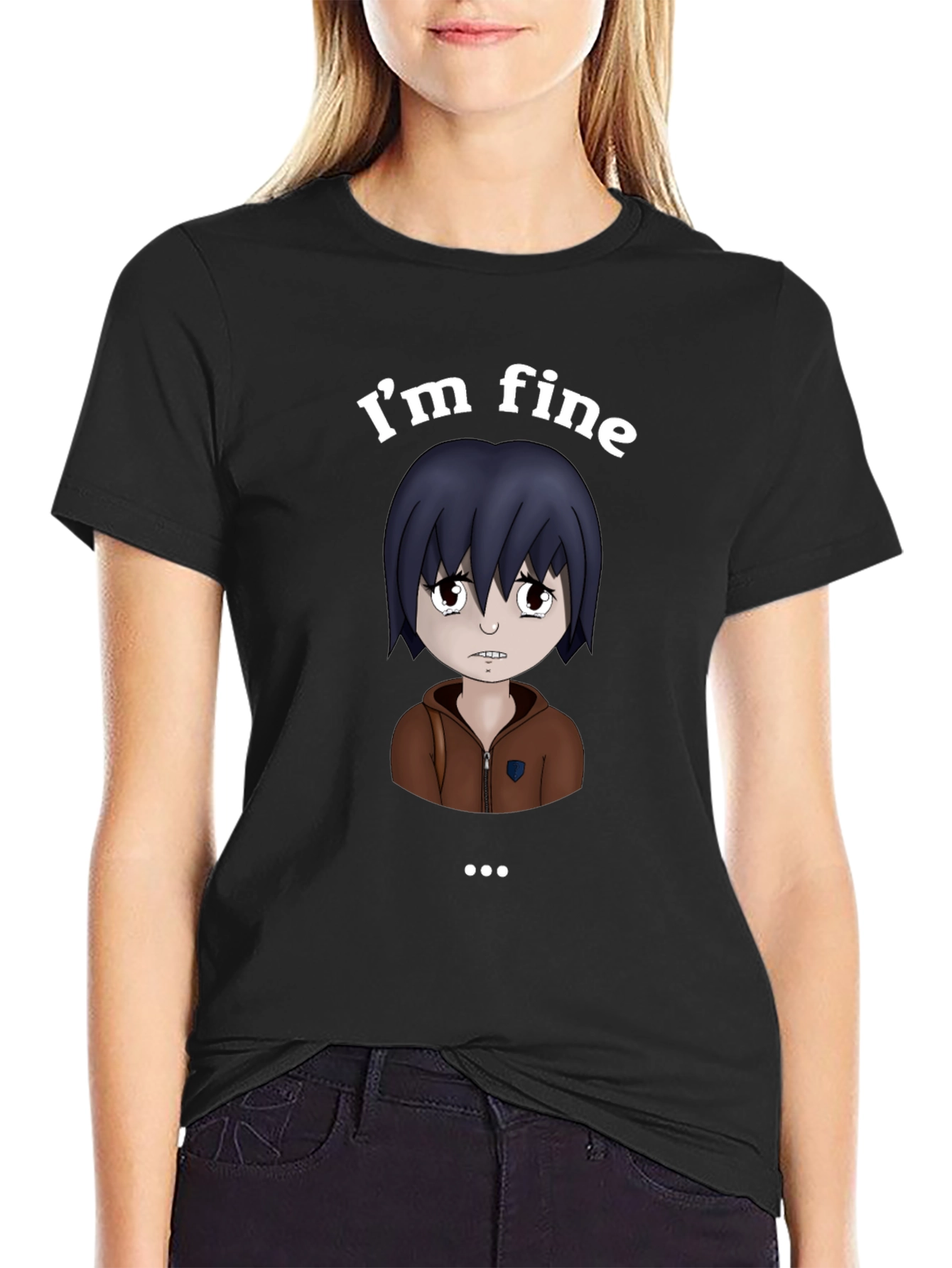 Im Fine Anime Graphic T-Shirt