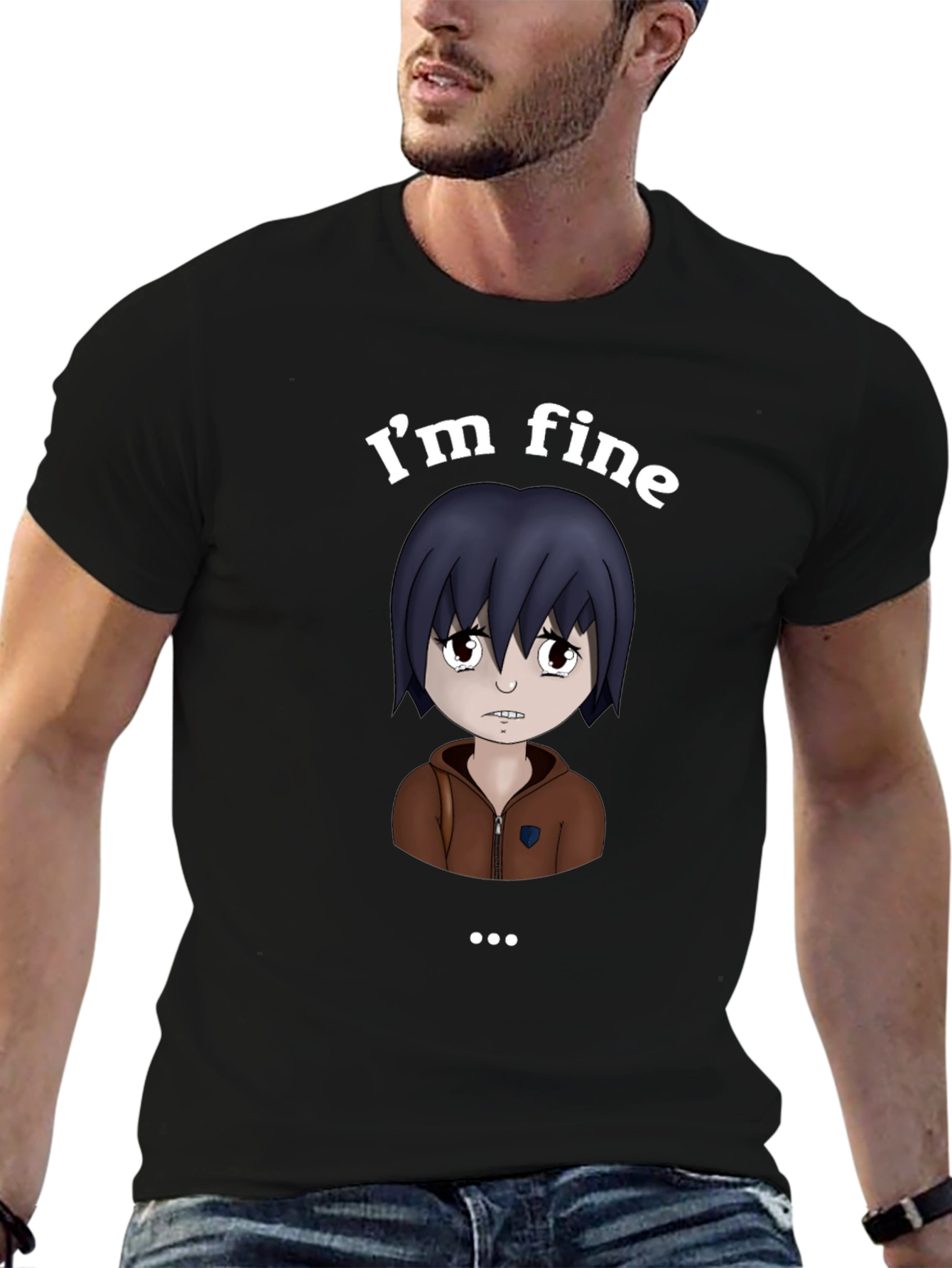 Im Fine Anime Graphic T-Shirt