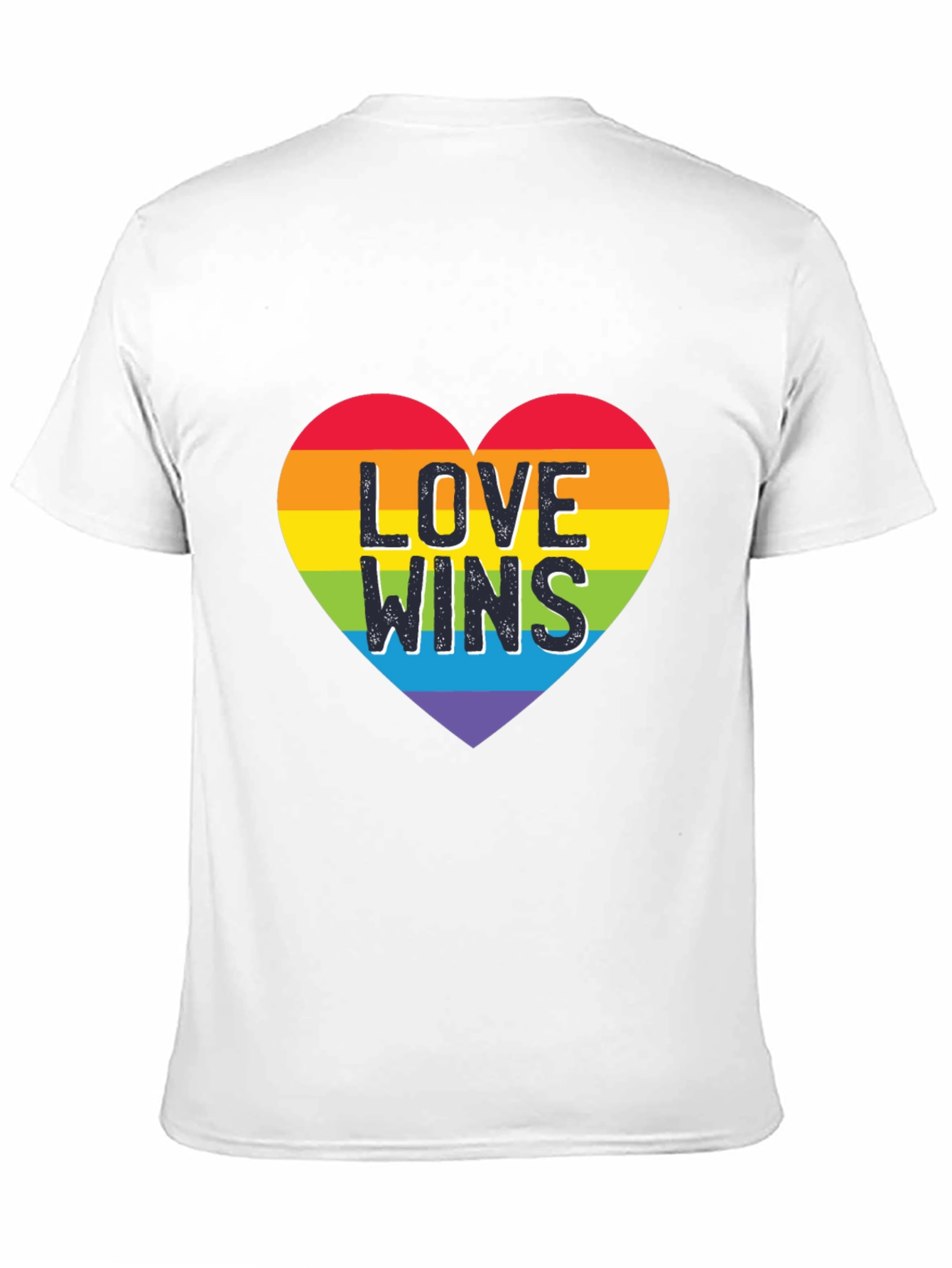 Love Wins Heart Graphic Tee - Pride Shirt