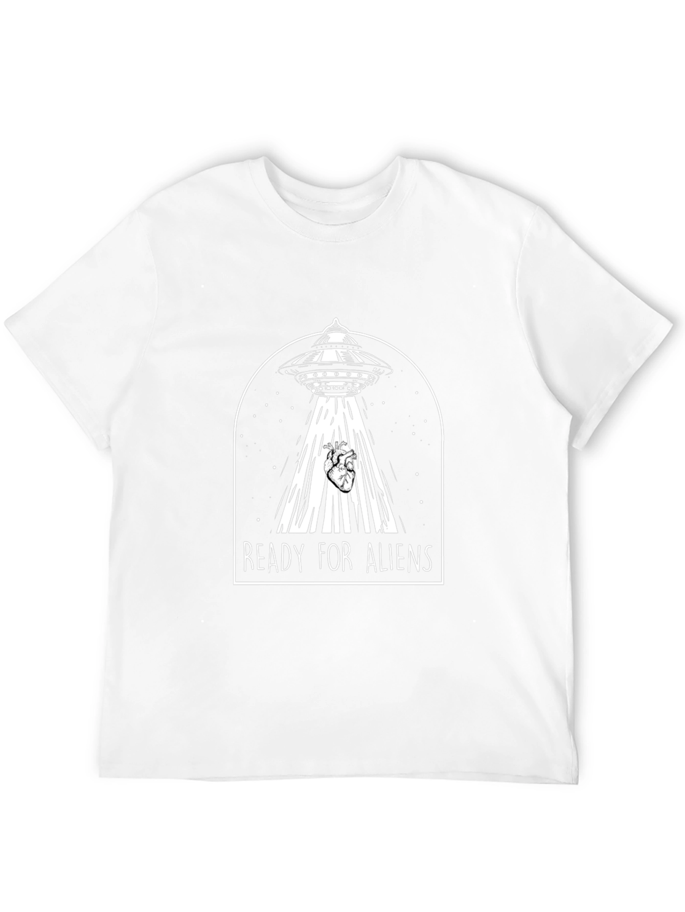 Ready for Aliens UFO Graphic T-Shirt
