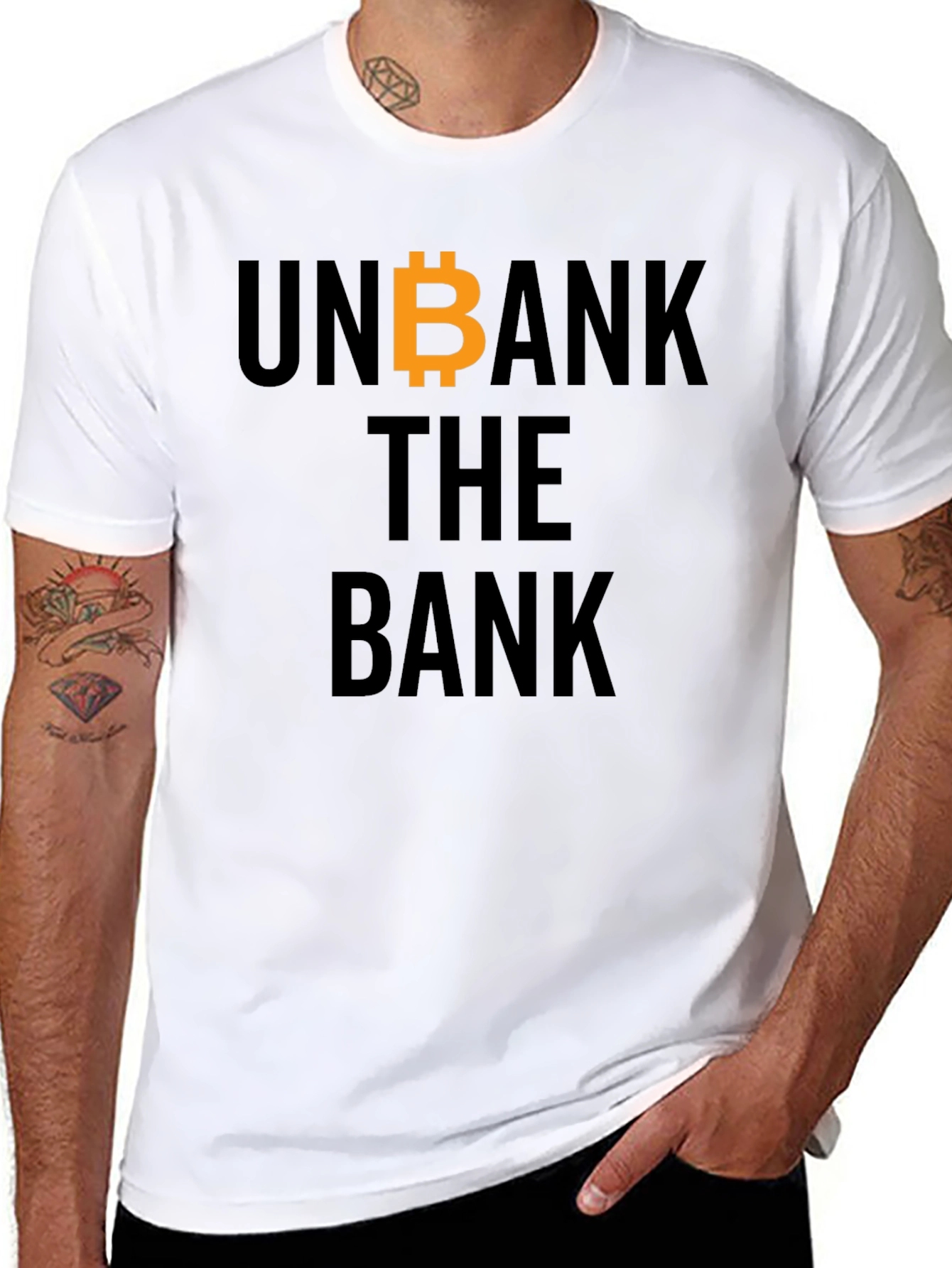Unbank the Bank Bitcoin T-Shirt
