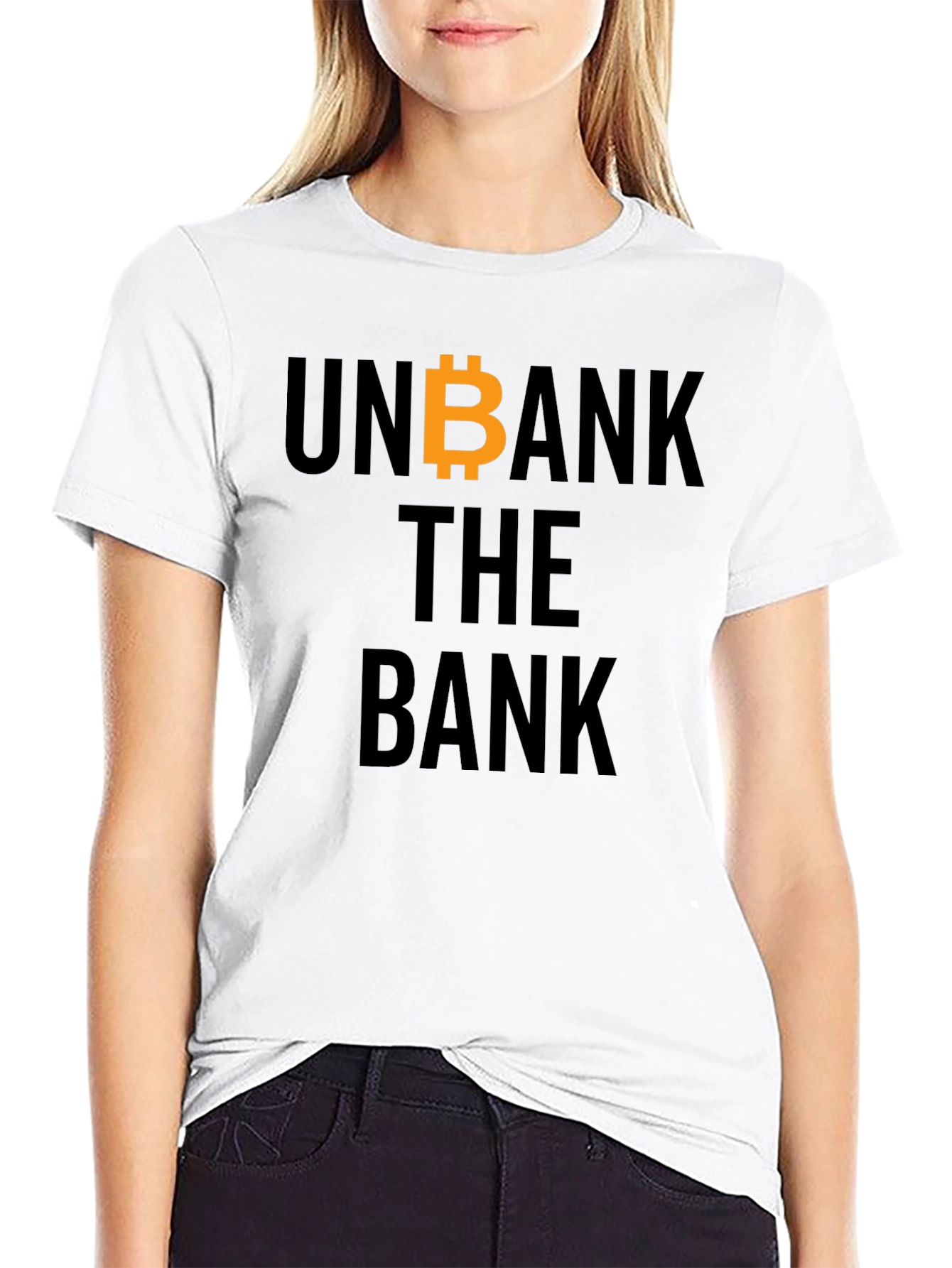 Unbank the Bank Bitcoin T-Shirt
