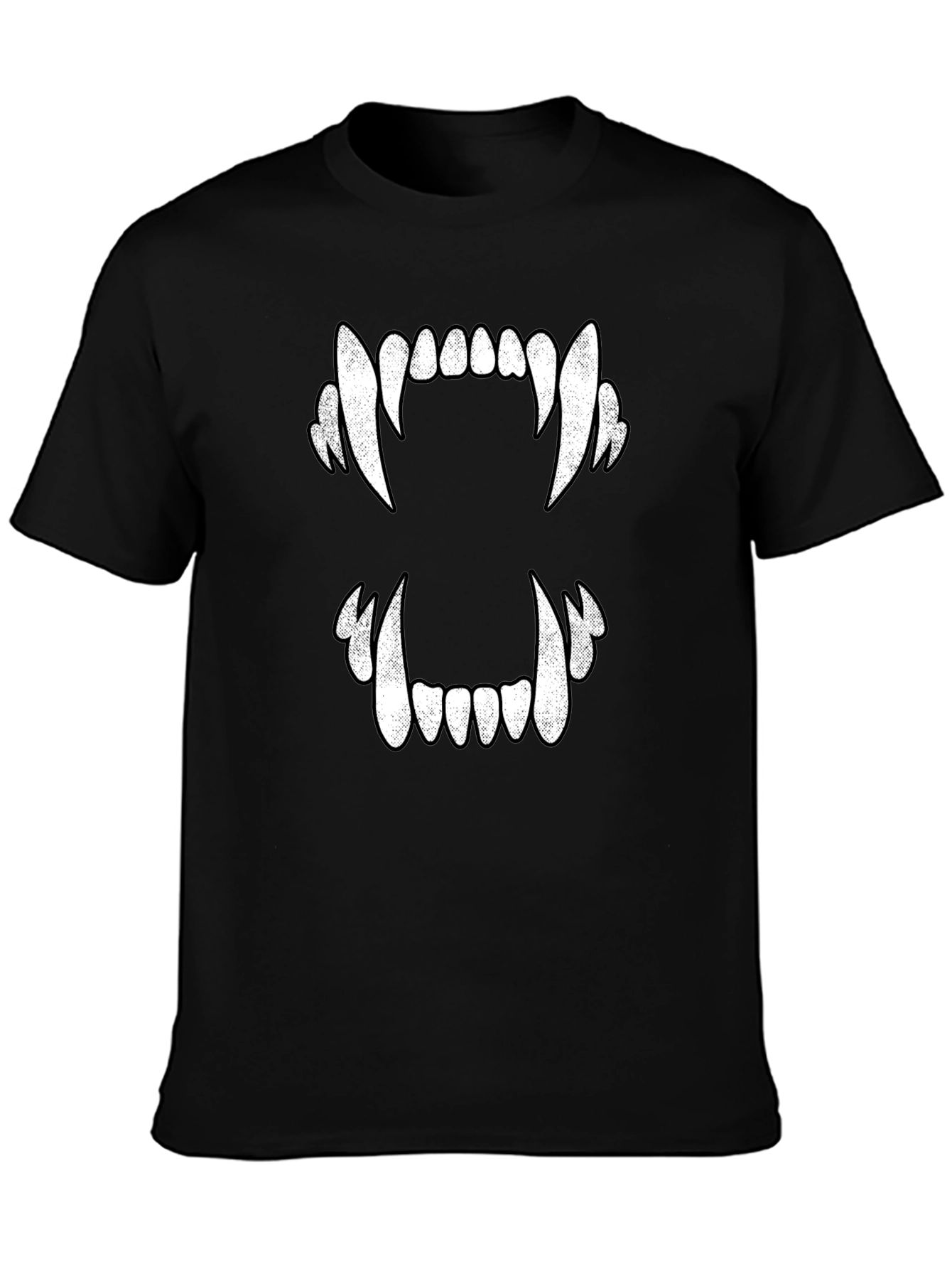 Vampire Teeth Graphic Tee - Halloween T-Shirt
