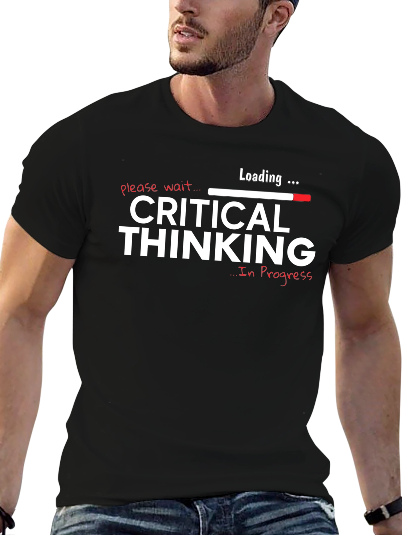 Critical Thinking In Progress Graphic T-Shirt