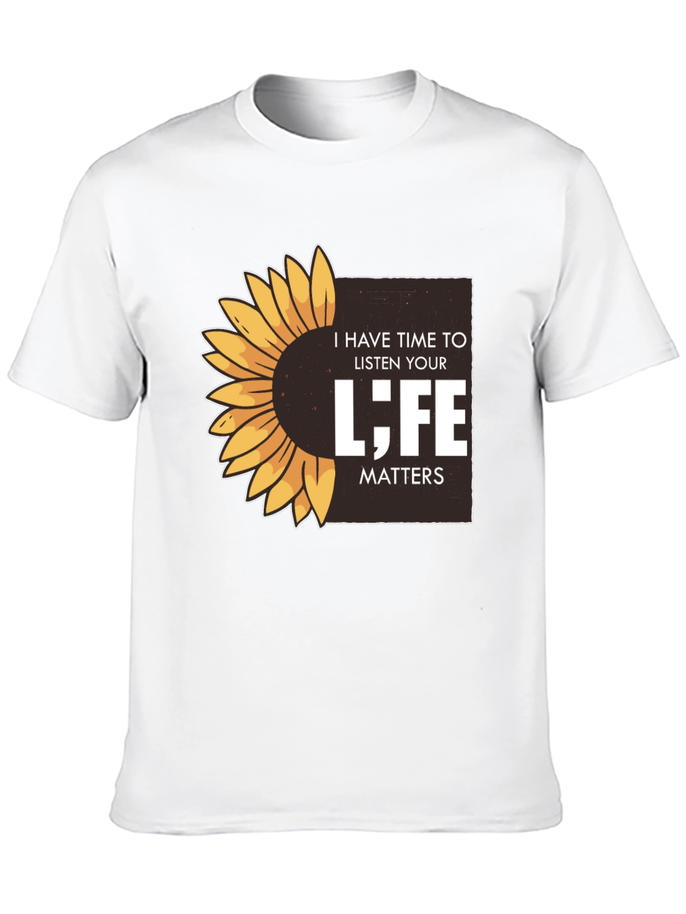 Sunflower Life Matters Graphic T-Shirt
