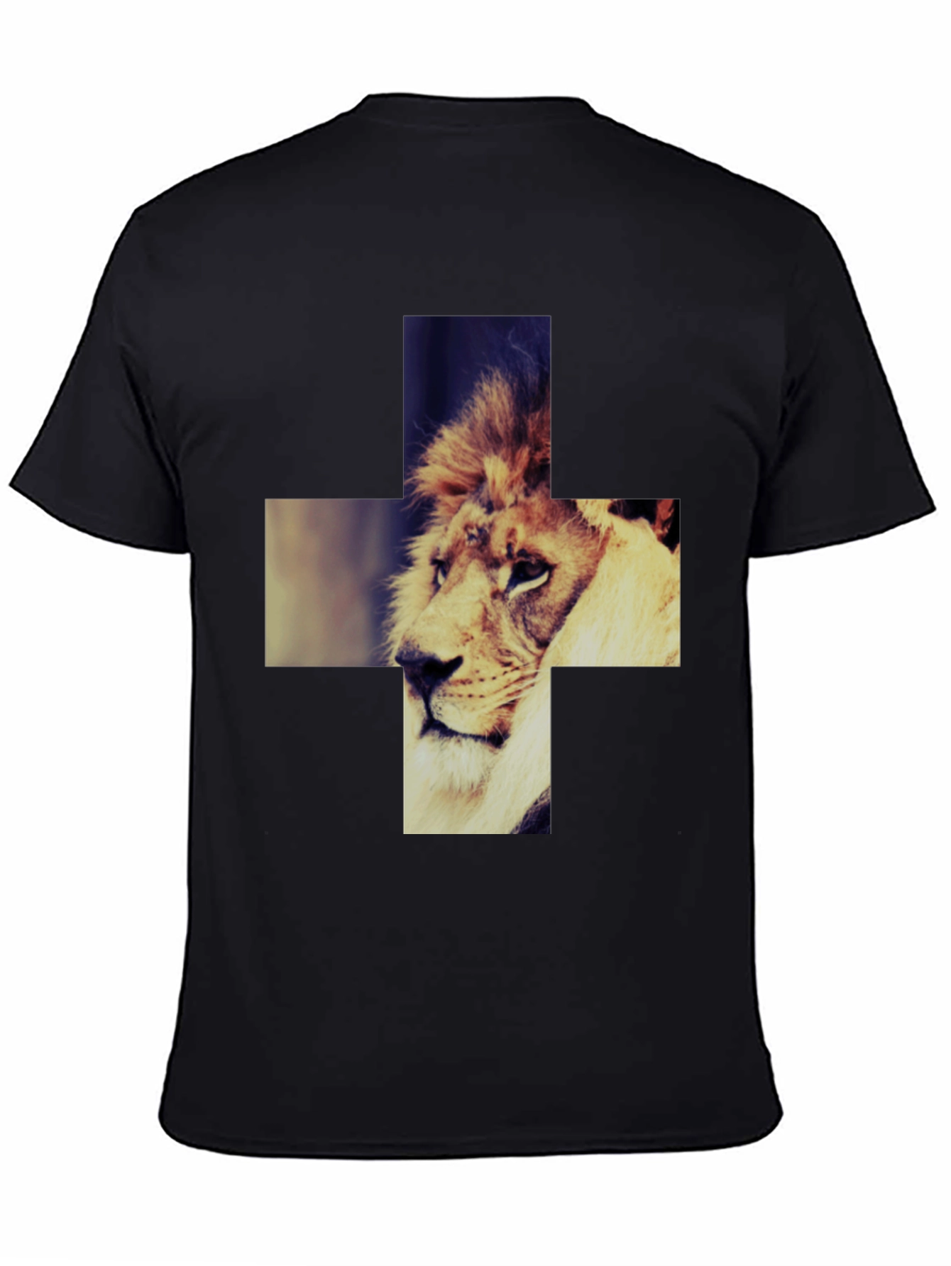 Lion Cross Graphic Tee - Cool & Stylish