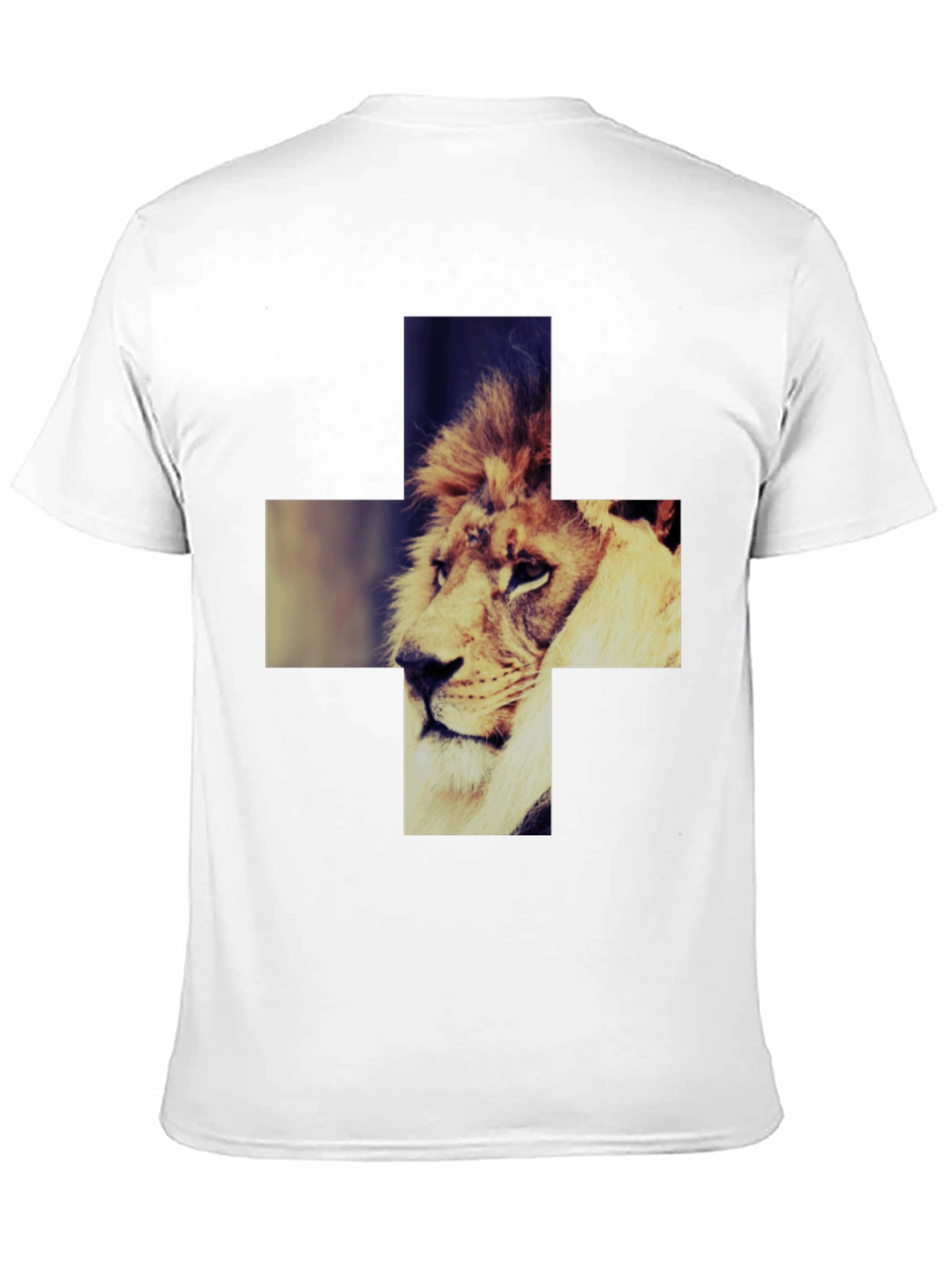 Lion Cross Graphic Tee - Cool & Stylish