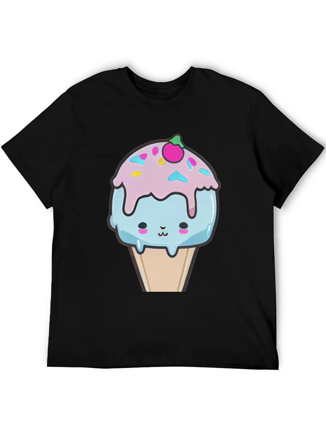 Kawaii Ice Cream Graphic Tee - Fun & Unique!