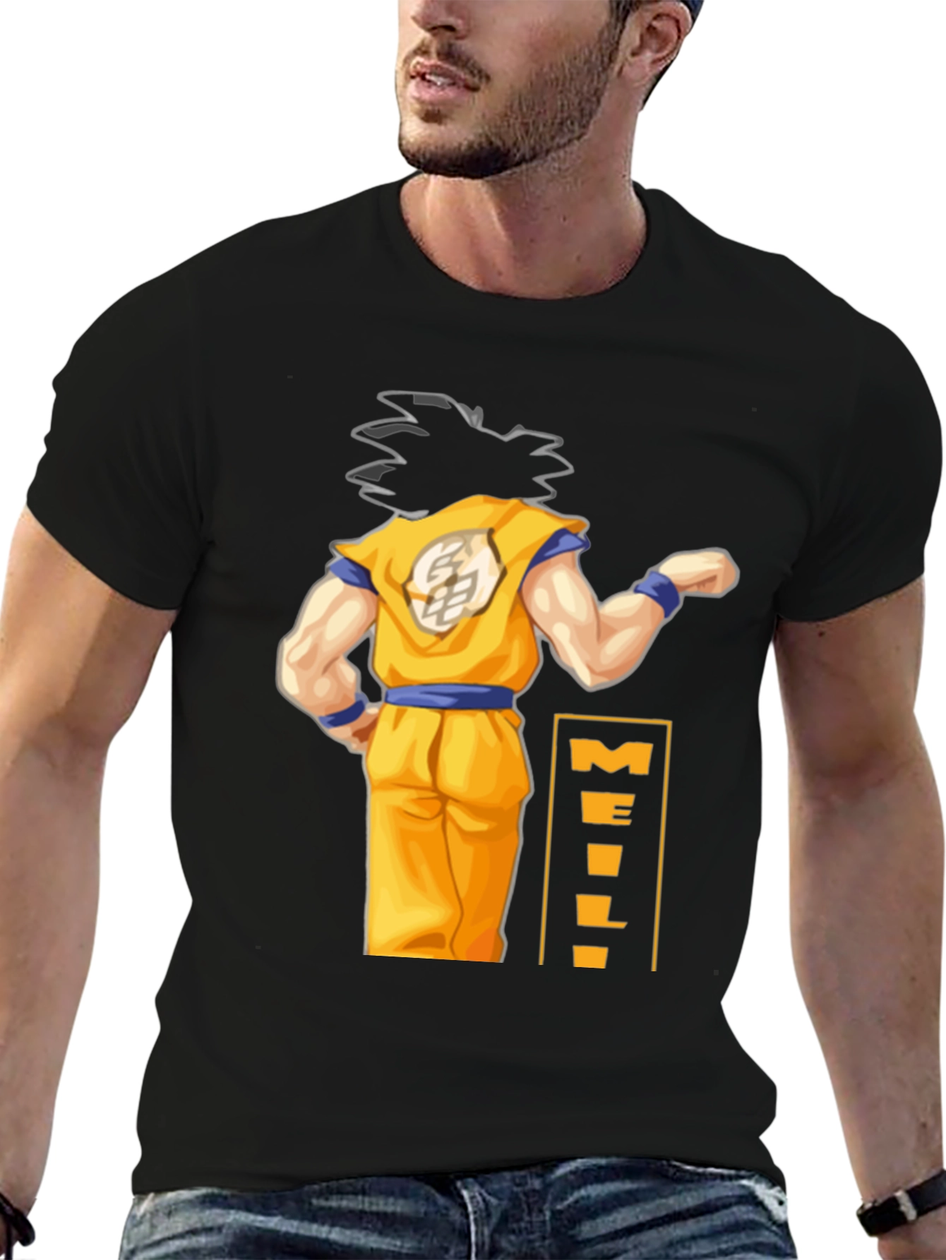 Dragon Ball Z Goku Kanji Black T-Shirt