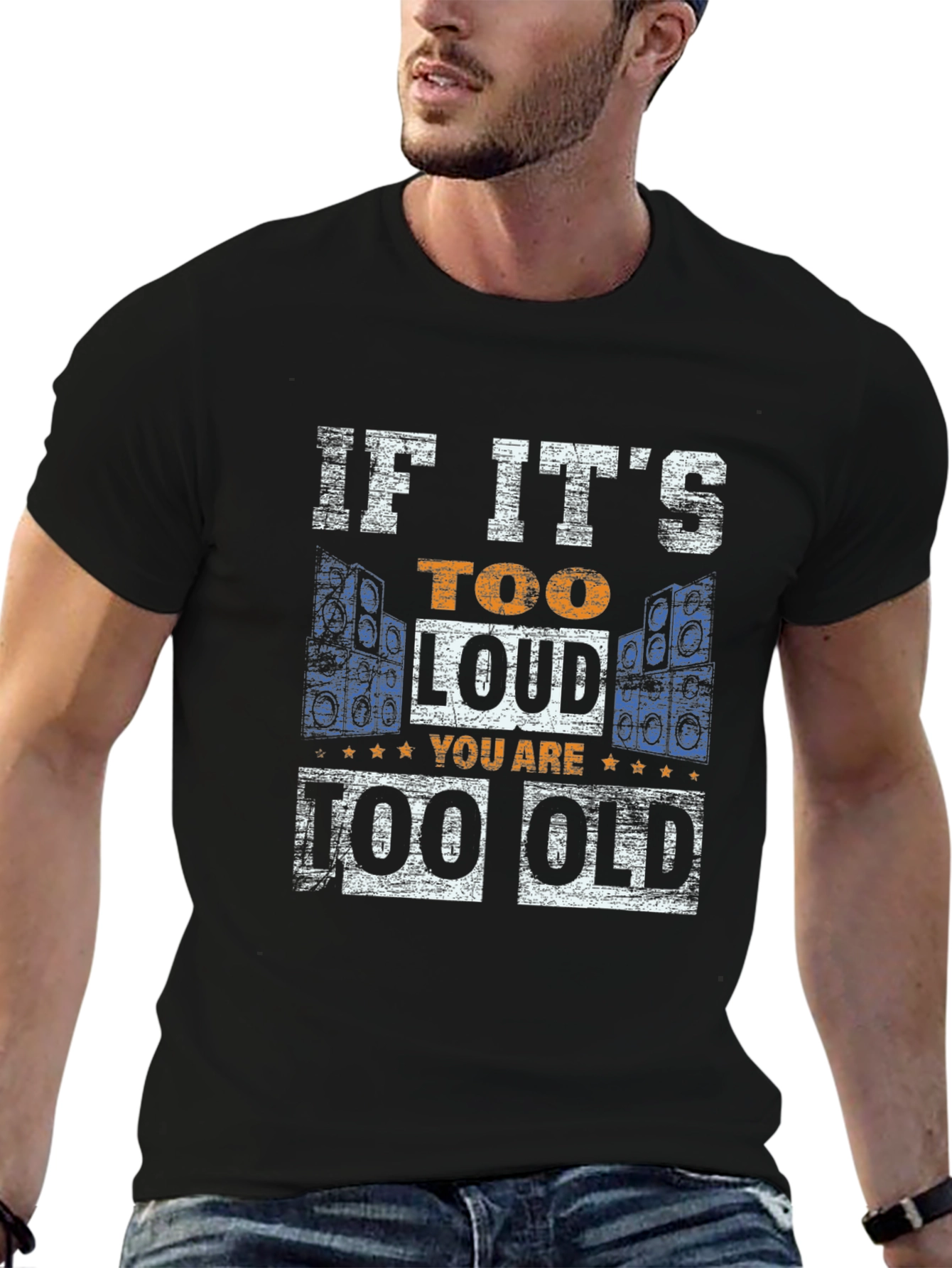 Too Loud Too Old T-Shirt - Black