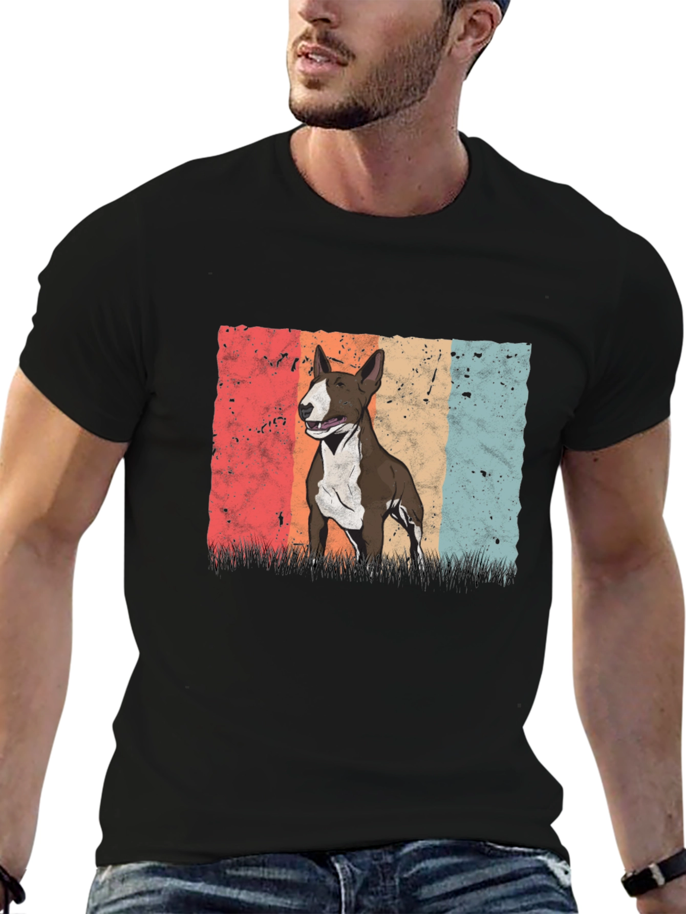 Bull Terrier Retro T-Shirt
