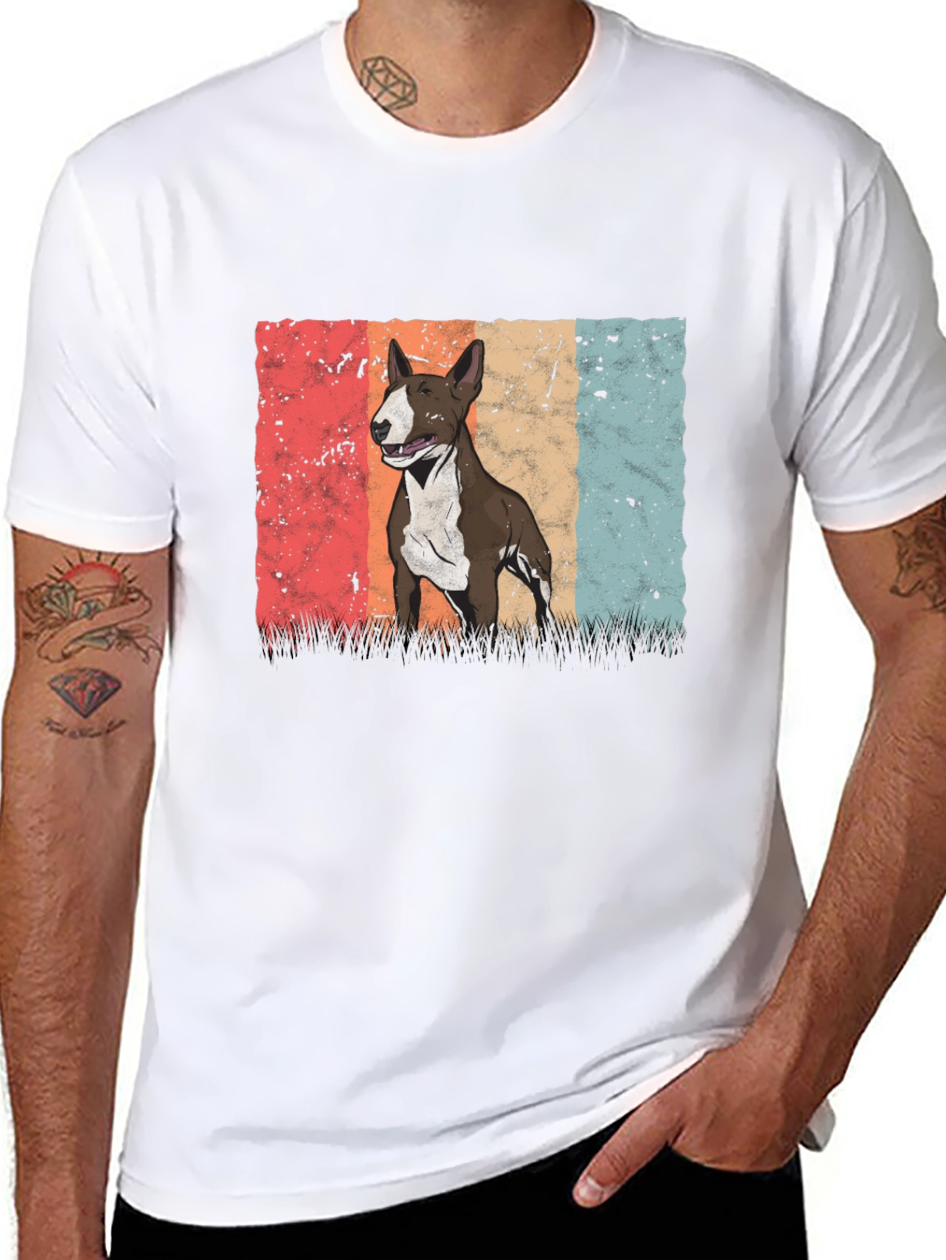 Bull Terrier Retro T-Shirt