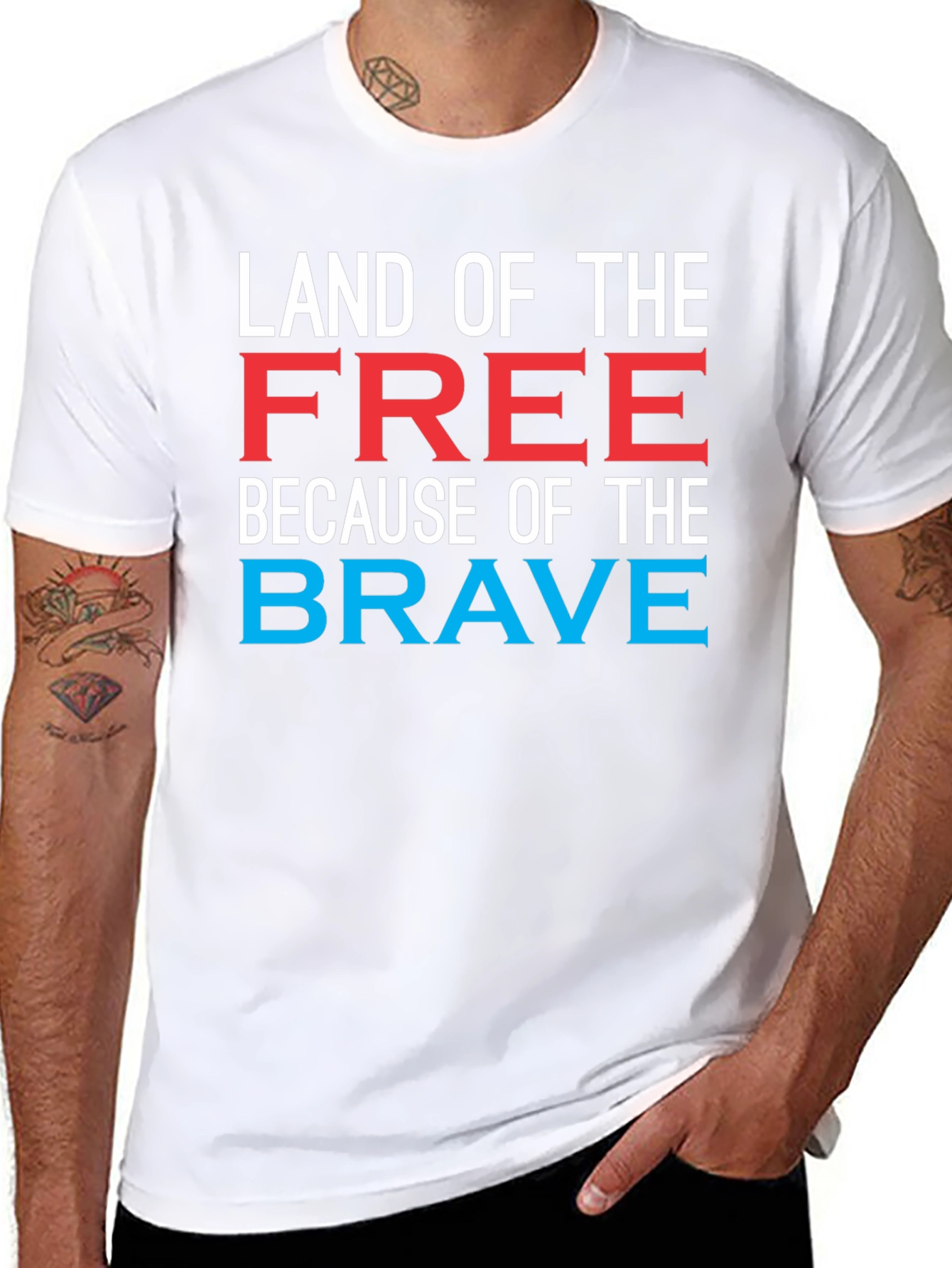 Land of the Free Graphic T-Shirt