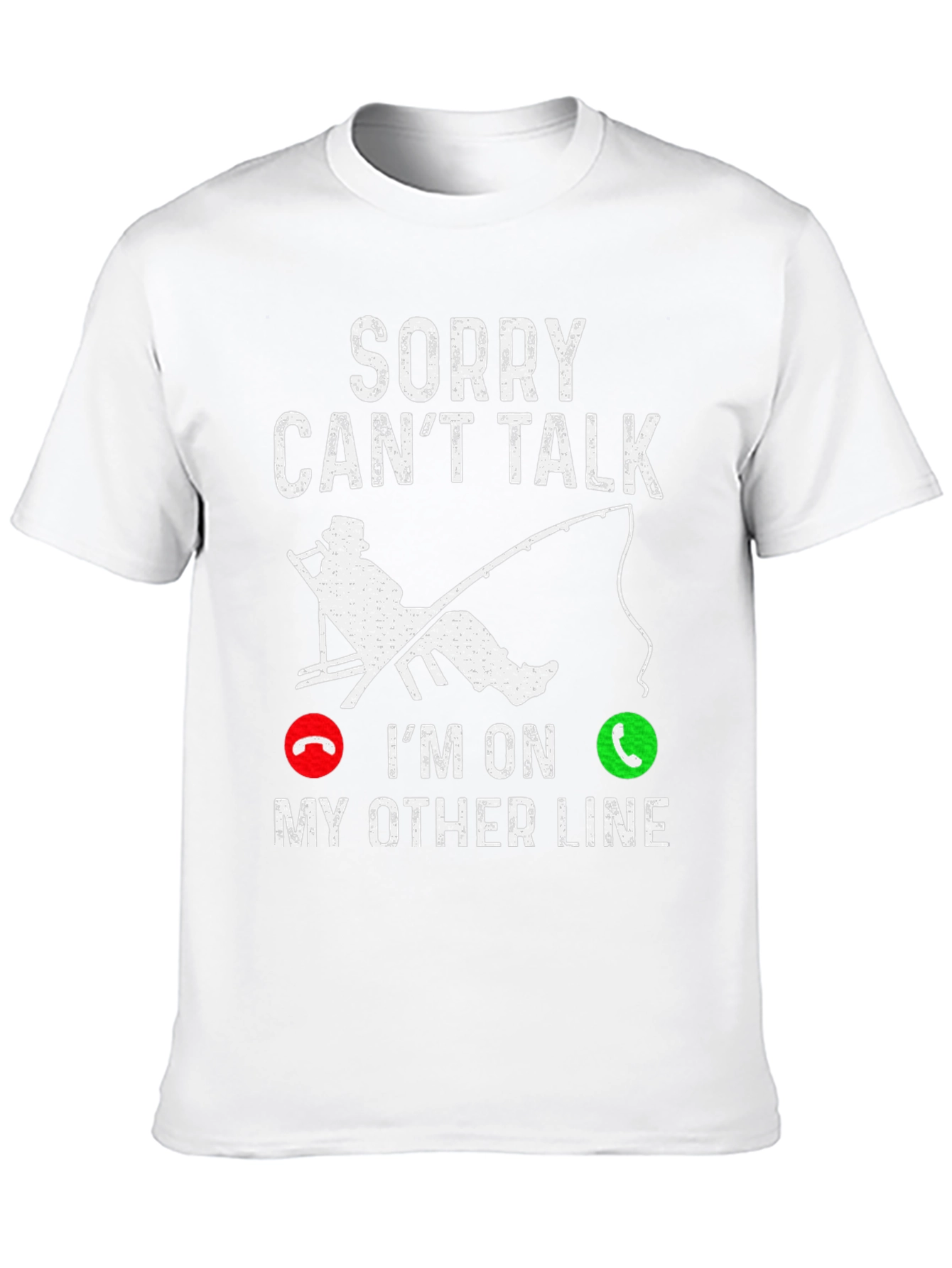Sorry Cant Talk Fishing T-Shirt