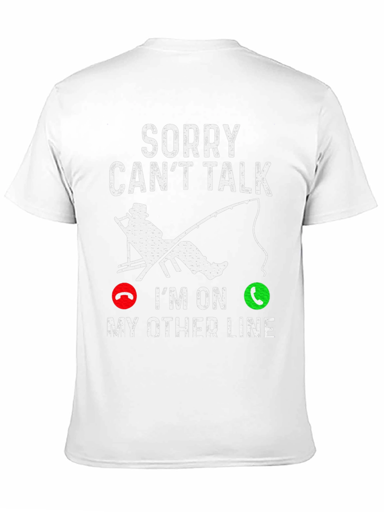 Sorry Cant Talk Fishing T-Shirt