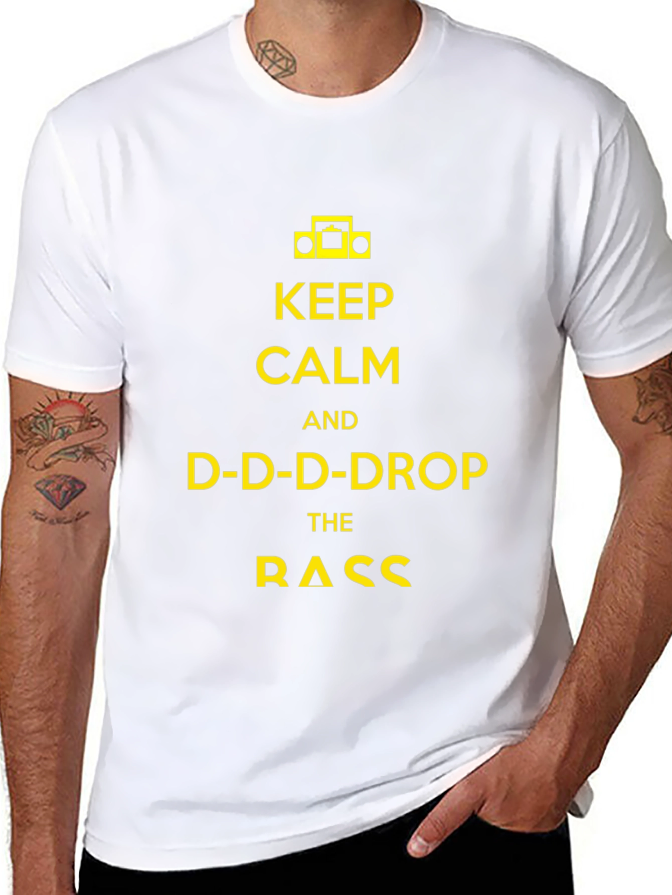 Keep Calm and D-D-D-Drop the Bass T-Shirt