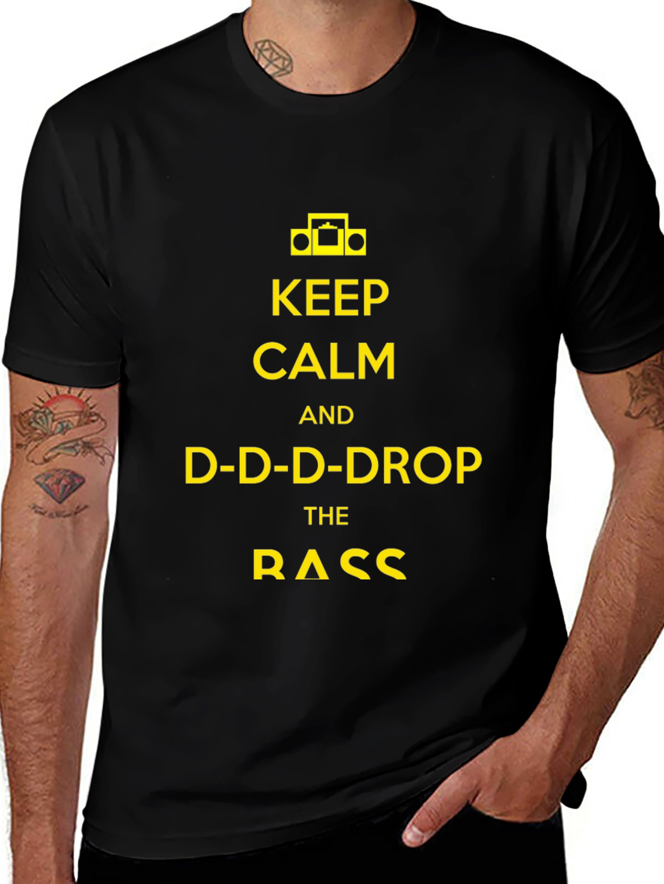 Keep Calm and D-D-D-Drop the Bass T-Shirt