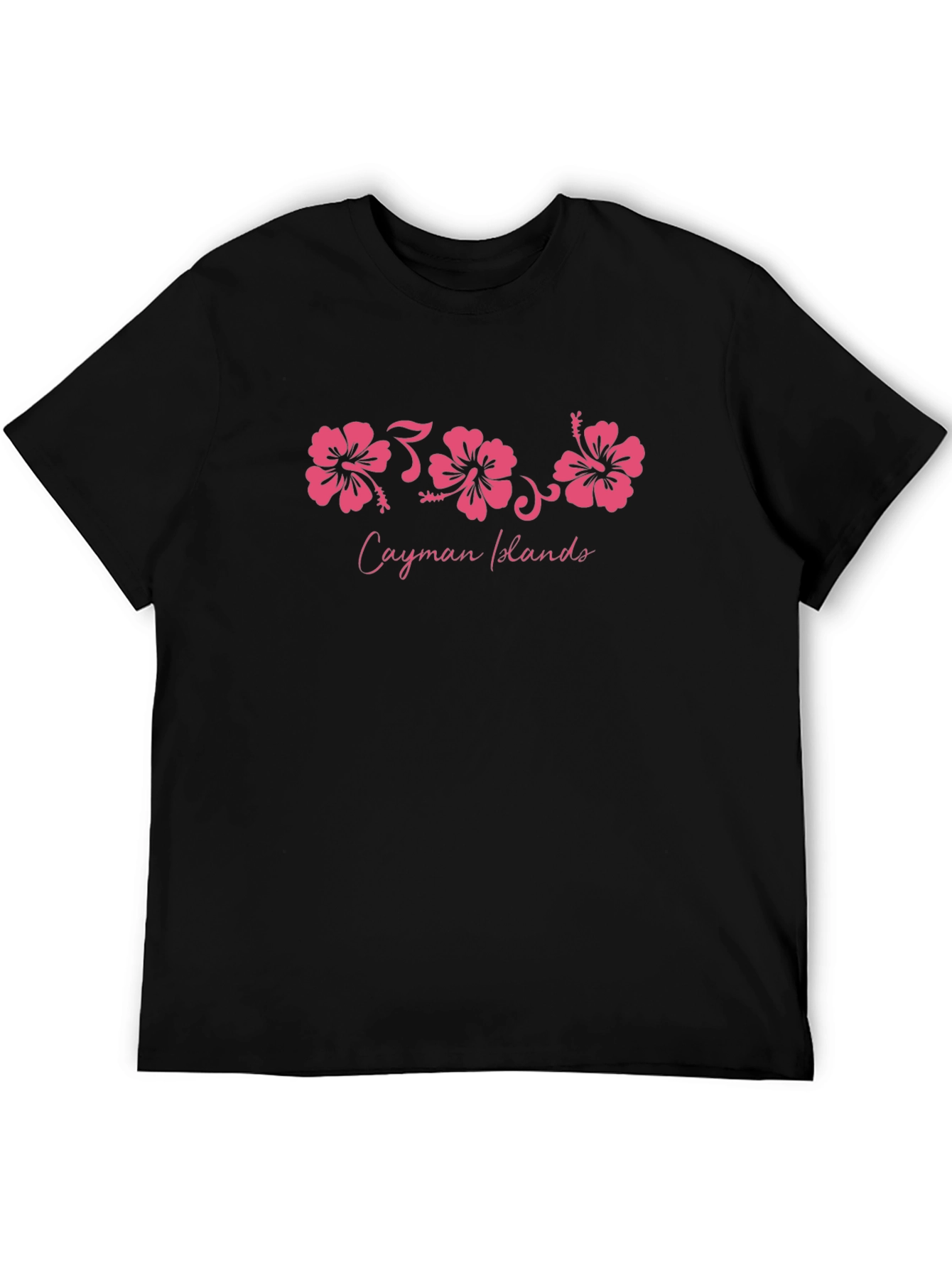 Cayman Islands Floral Print T-Shirt