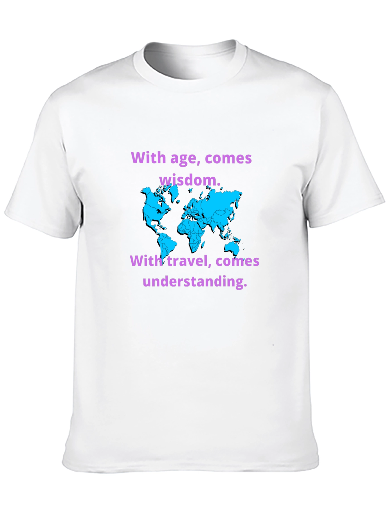 Travel Wisdom Black T-Shirt