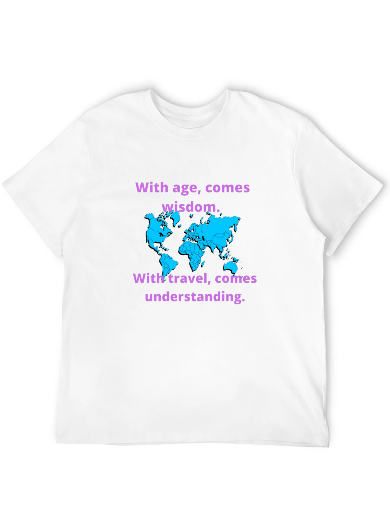 Travel Wisdom Black T-Shirt