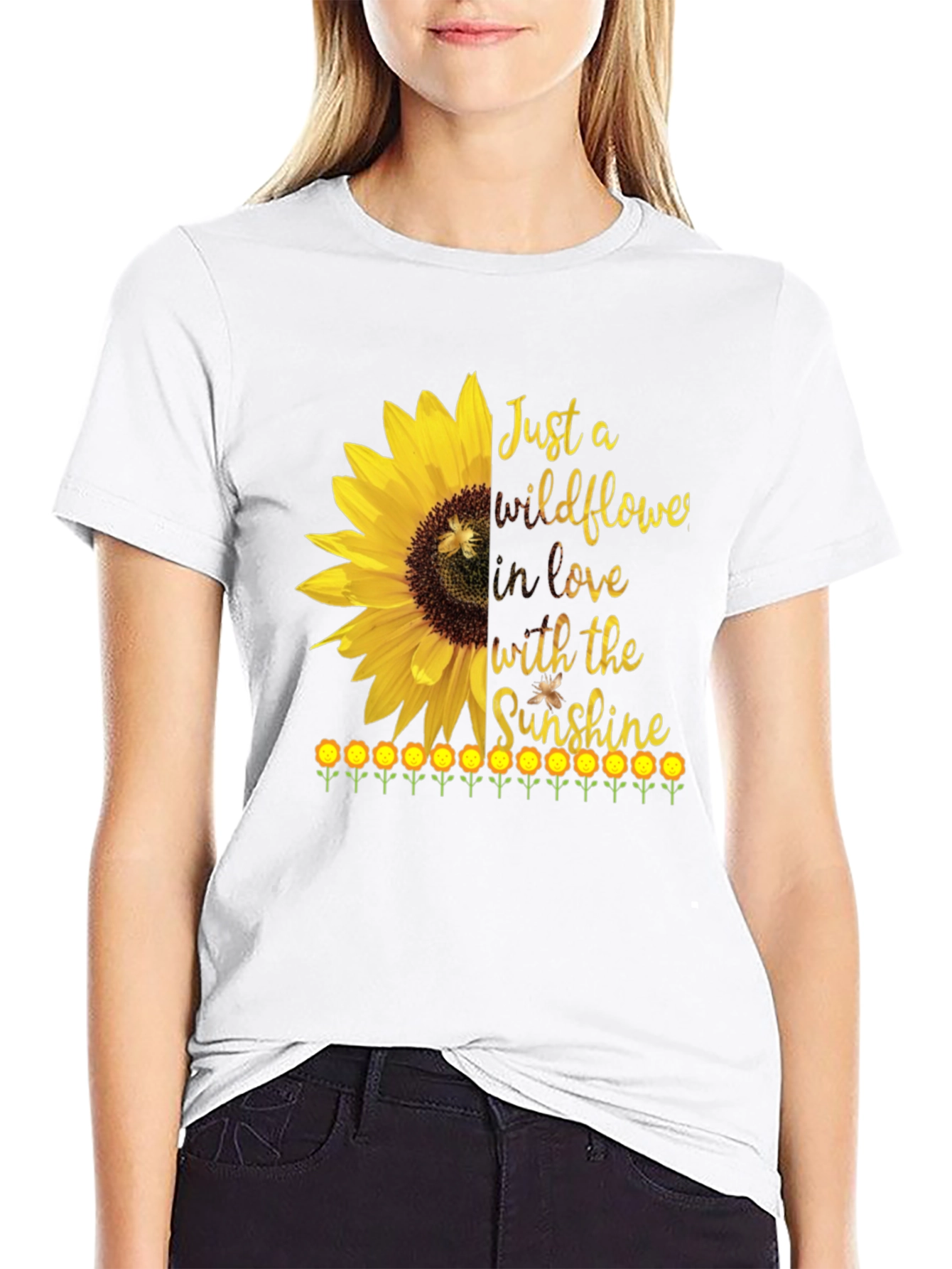 Wildflower Sunflower Graphic Tee