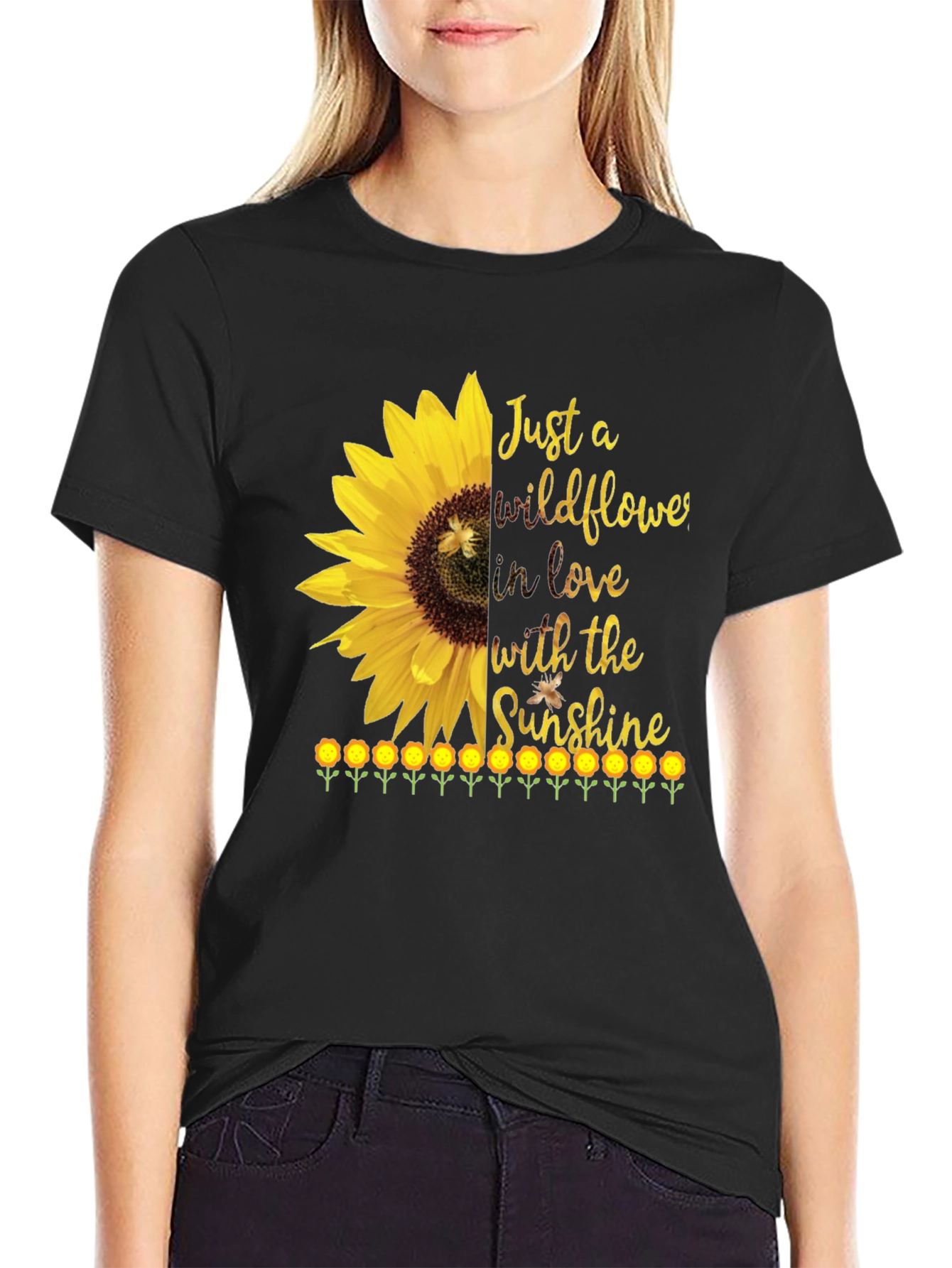 Wildflower Sunflower Graphic Tee