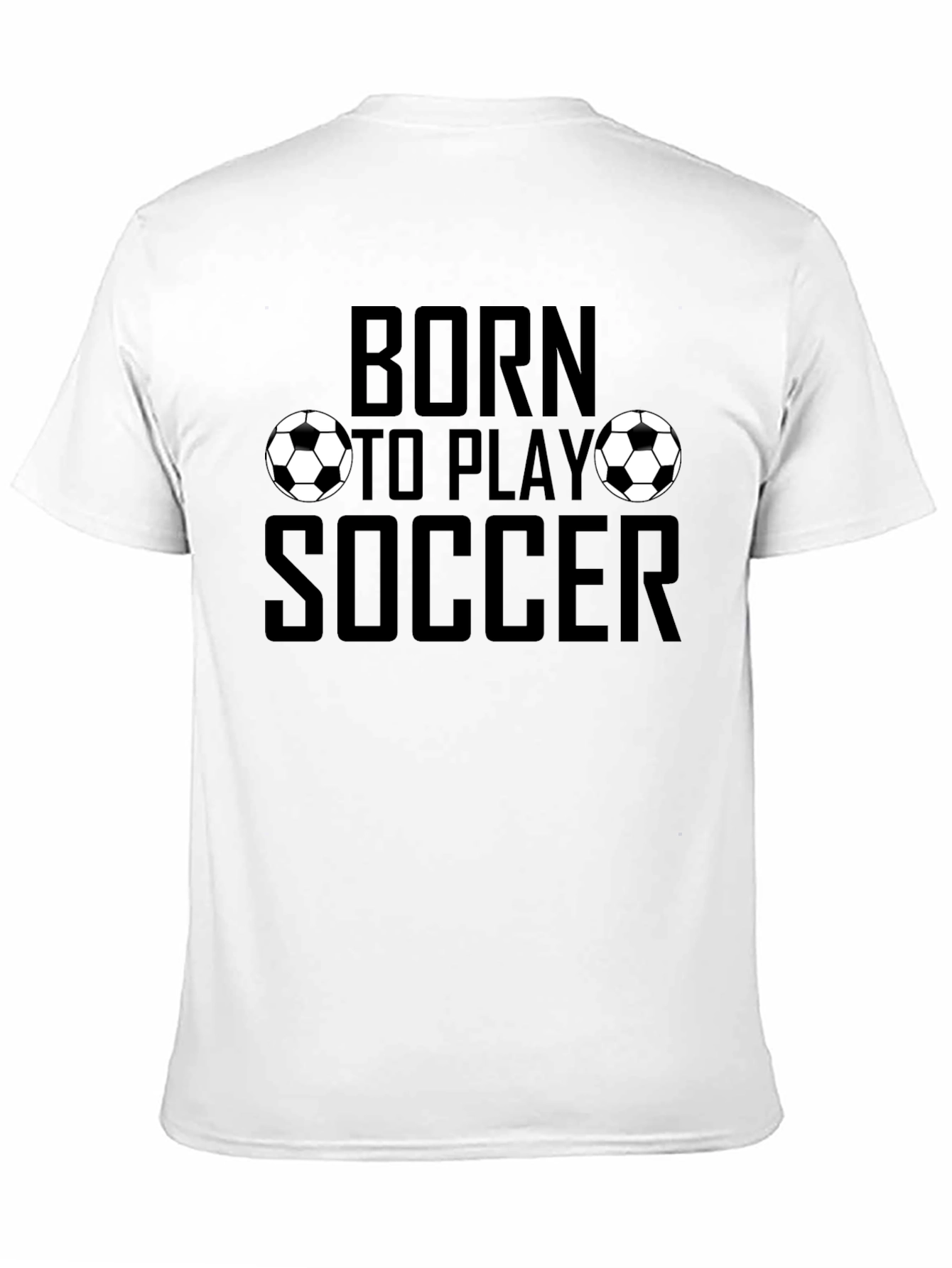 Born to Play Soccer Graphic T-Shirt