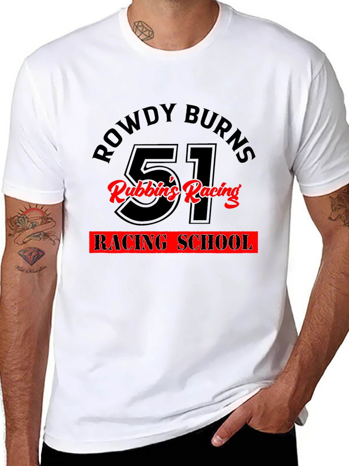 Rowdy Burns Racing School T-Shirt