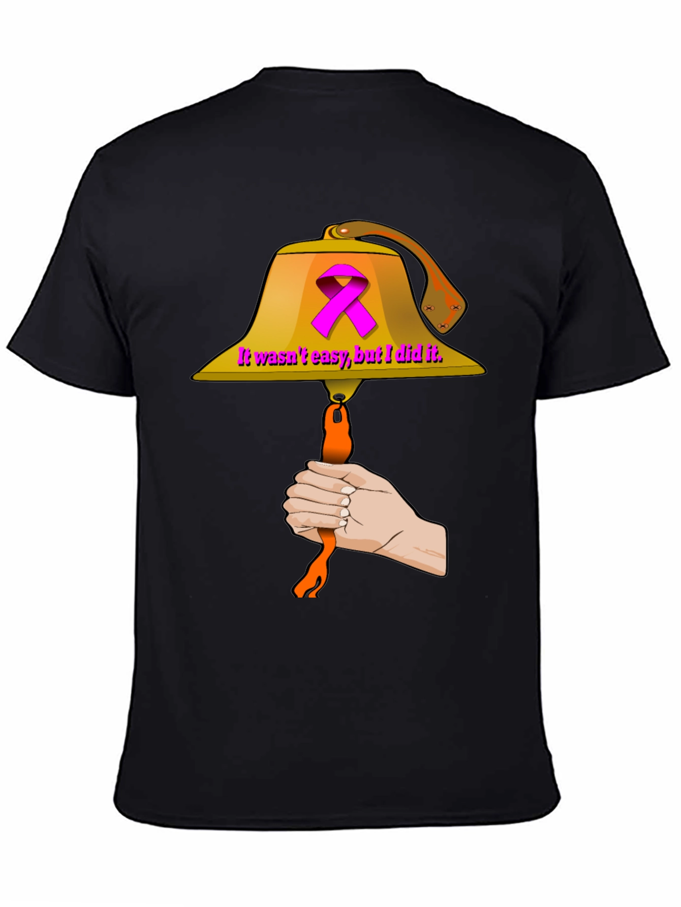 Cancer Survivor Bell Ringer Graphic T-Shirt