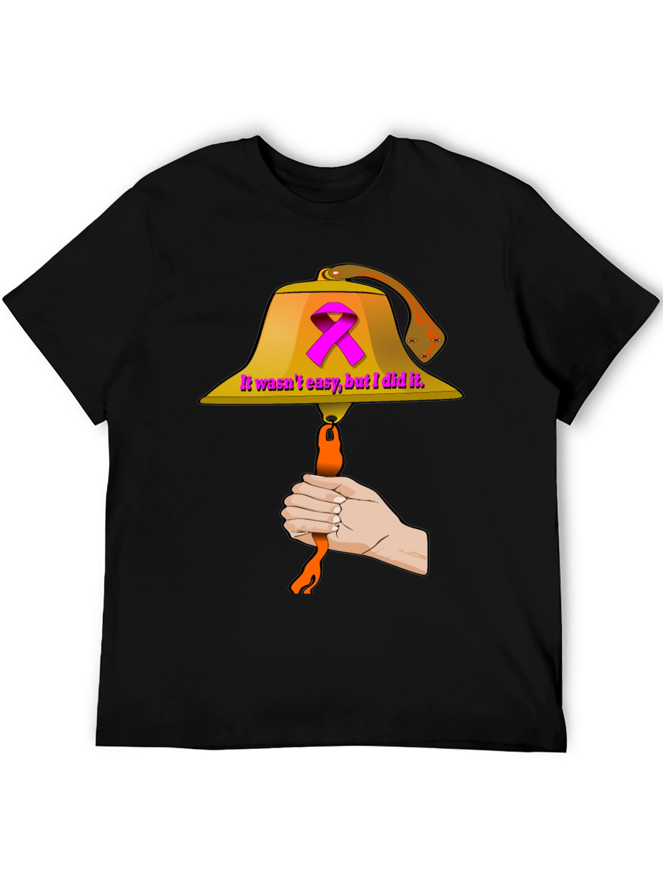 Cancer Survivor Bell Ringer Graphic T-Shirt