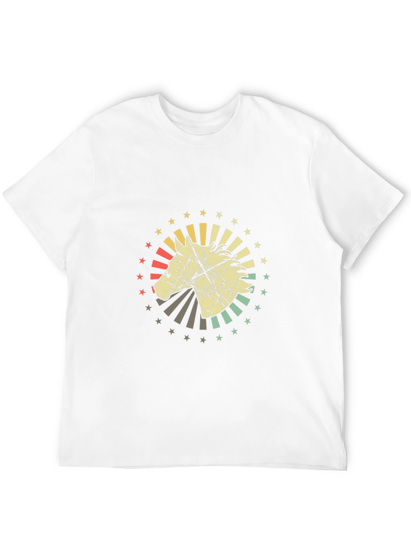 Retro Horse T-Shirt - Graphic Print