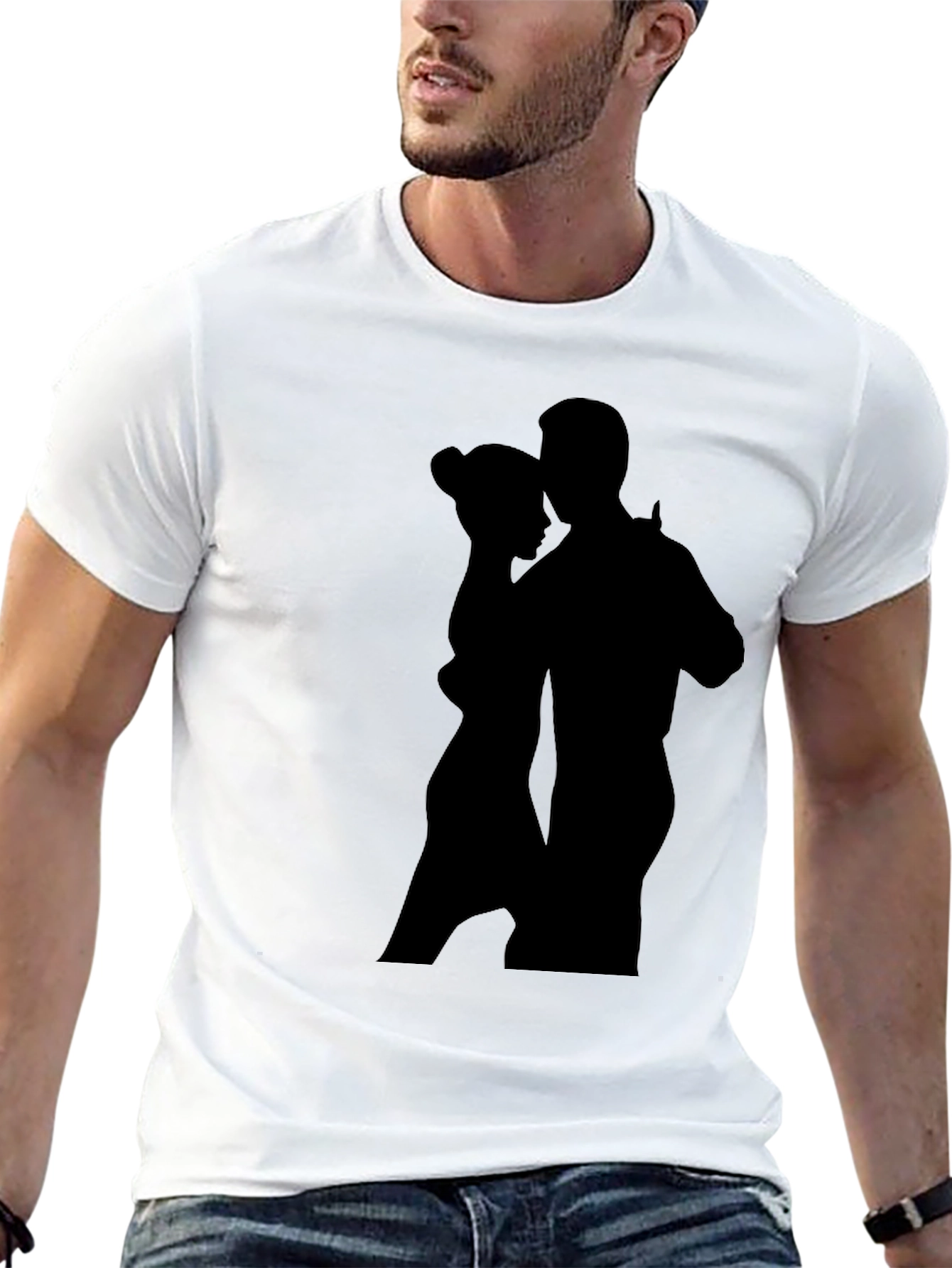 Dancing Silhouette Black T-Shirt