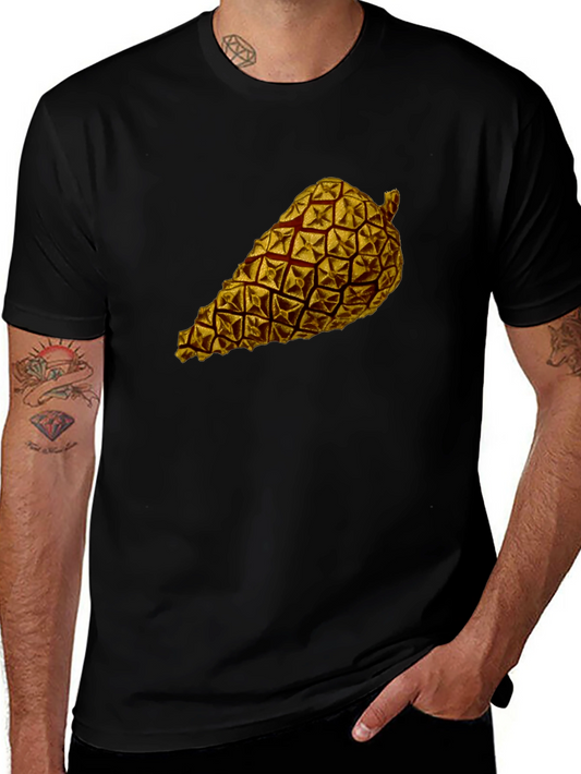Pinecone Graphic Black T-Shirt