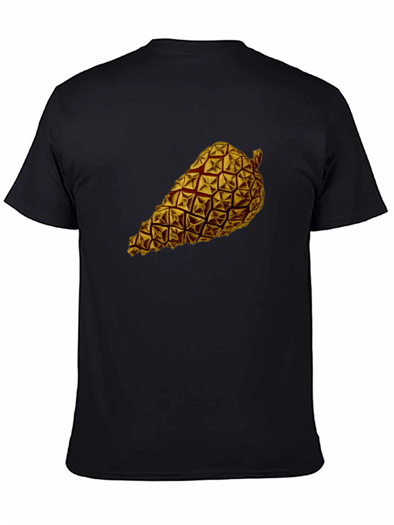 Pinecone Graphic Black T-Shirt