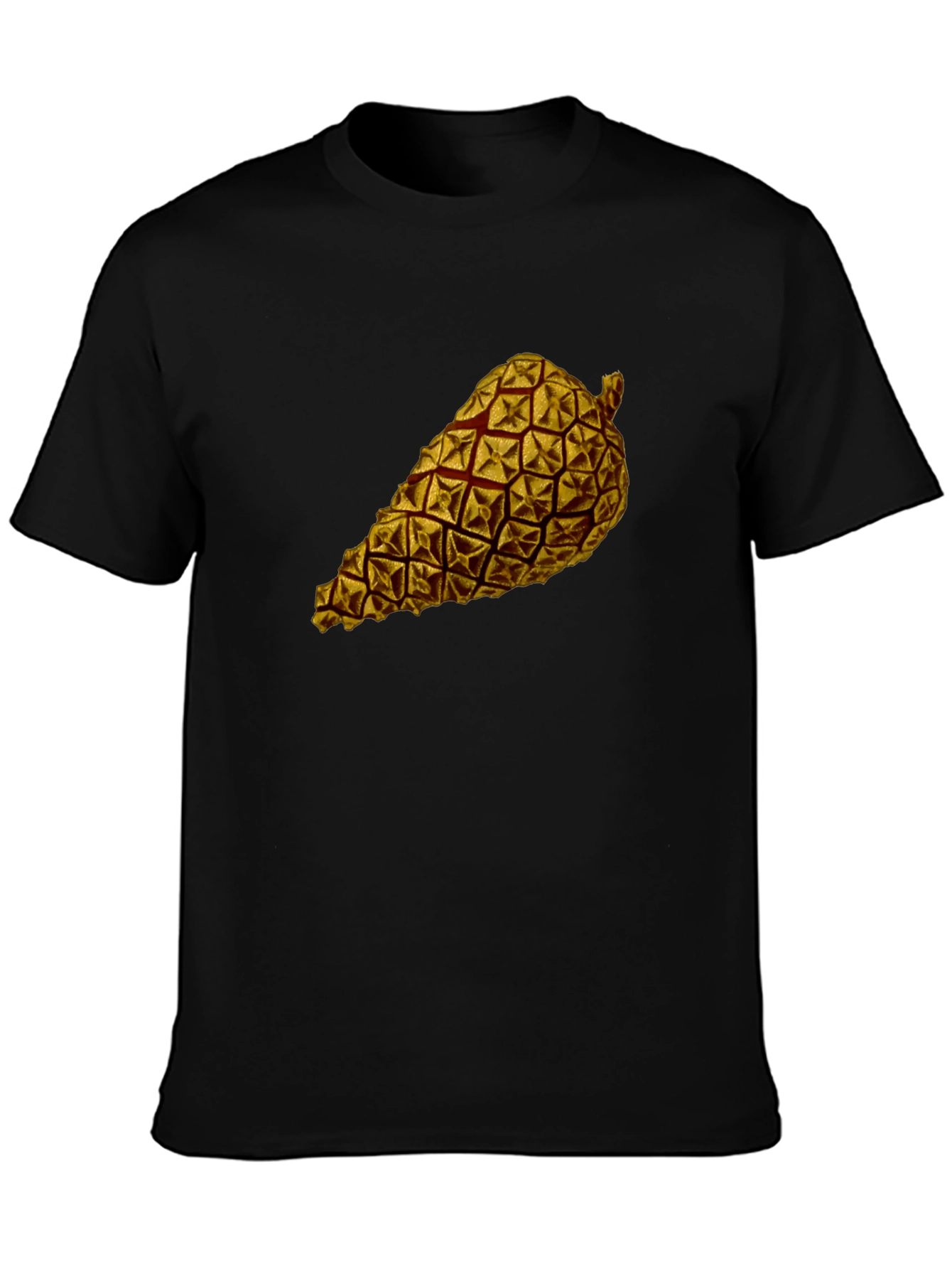 Pinecone Graphic Black T-Shirt