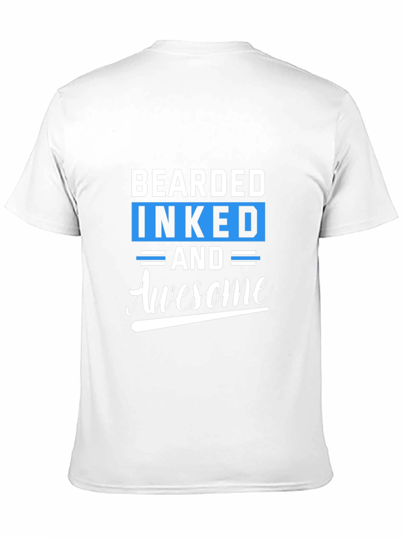 Bearded Inked & Awesome Graphic T-Shirt