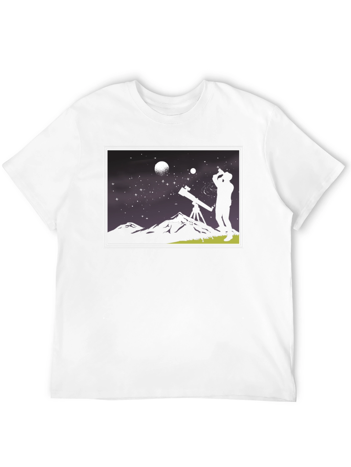 Telescope Stargazer T-Shirt - Astronomy Graphic Tee