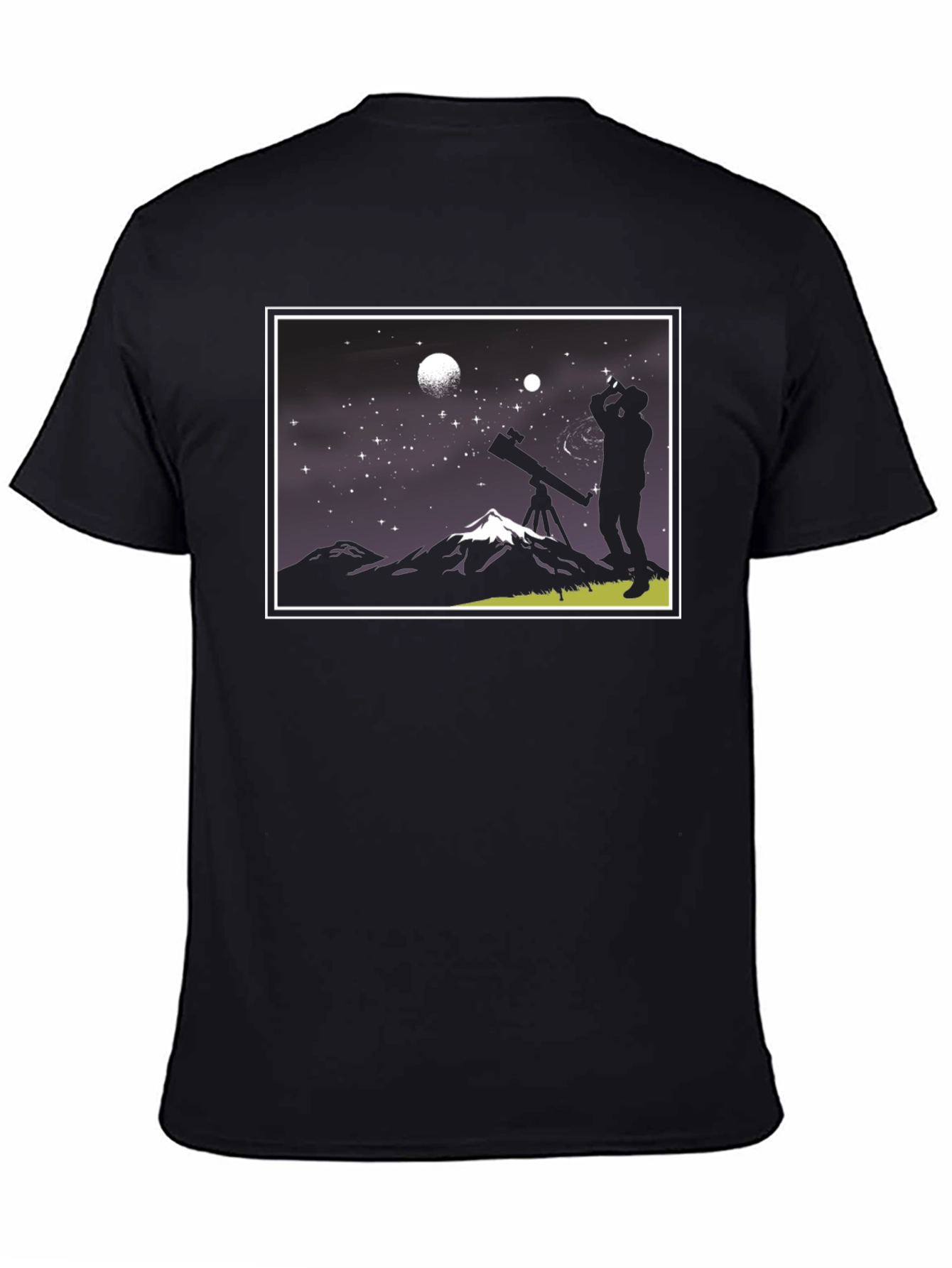 Telescope Stargazer T-Shirt - Astronomy Graphic Tee