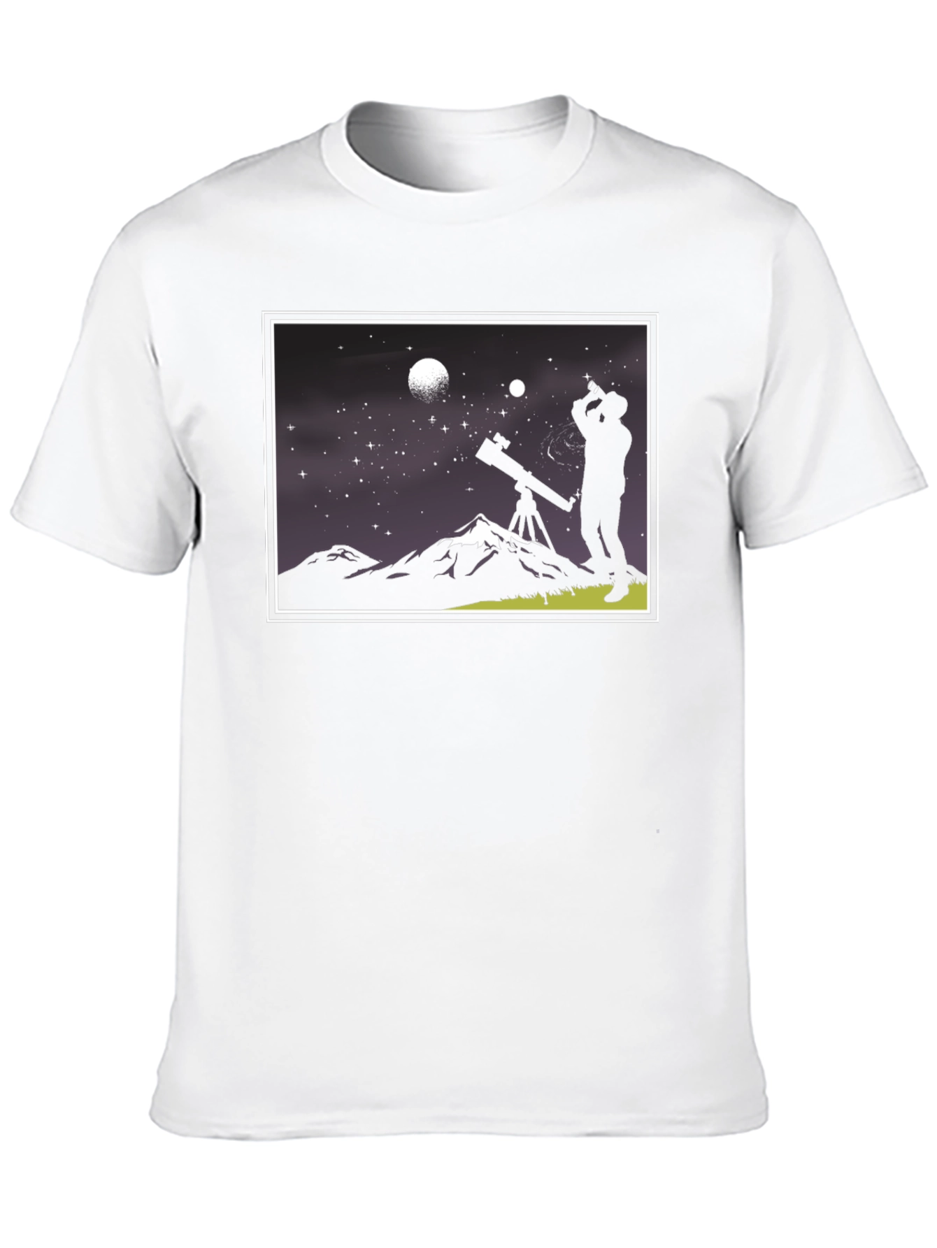 Telescope Stargazer T-Shirt - Astronomy Graphic Tee