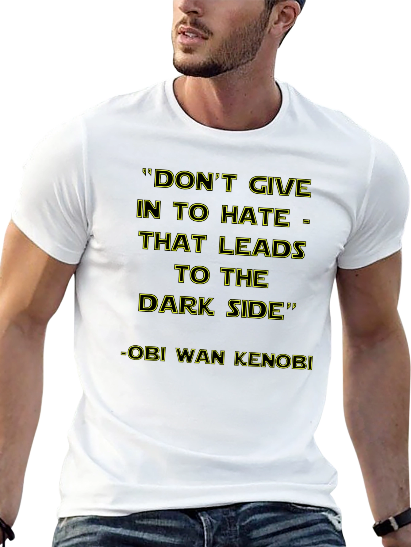 Star Wars Dark Side T-Shirt - Obi-Wan Kenobi Quote