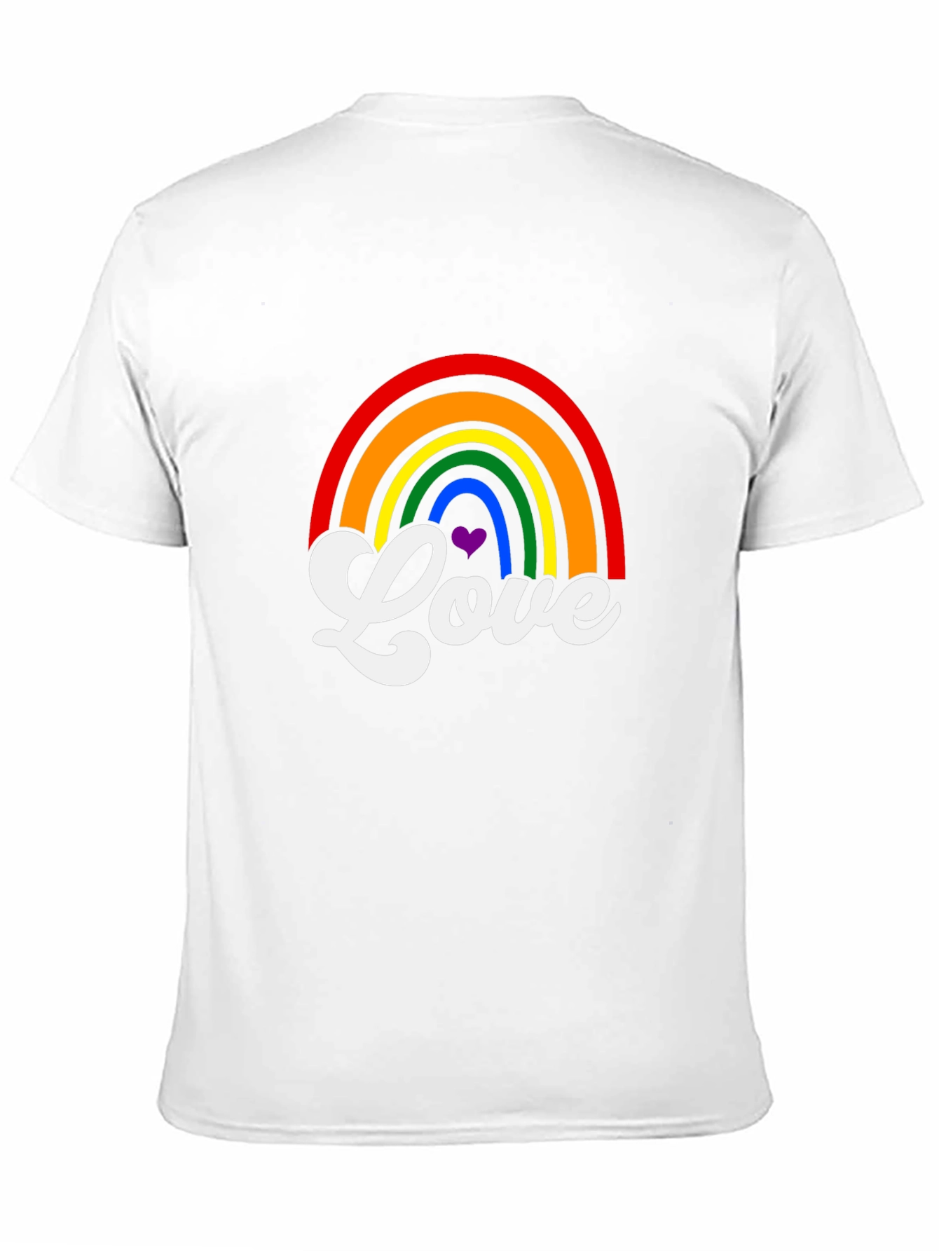 Love Rainbow Graphic Tee - Pride LGBT T-Shirt